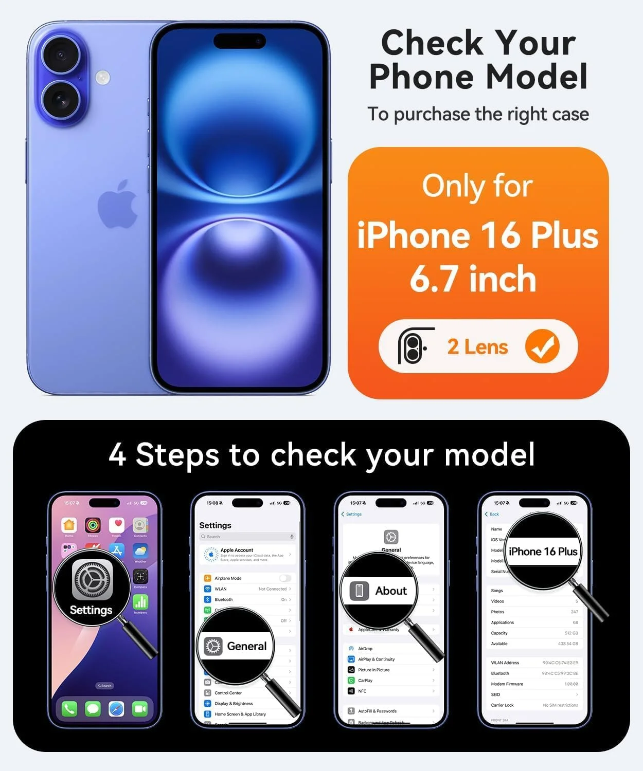 قاب محافظ سازگار با آیفون 16 پلاس، کاور سیلیکونی نرم مایع آیفون 16 پلاس با پوشش داخلی میکروفایبر، قاب گوشی ژله ای ضد ضربه 6.7 اینچی (سفید، آی پی 16 پلاس)