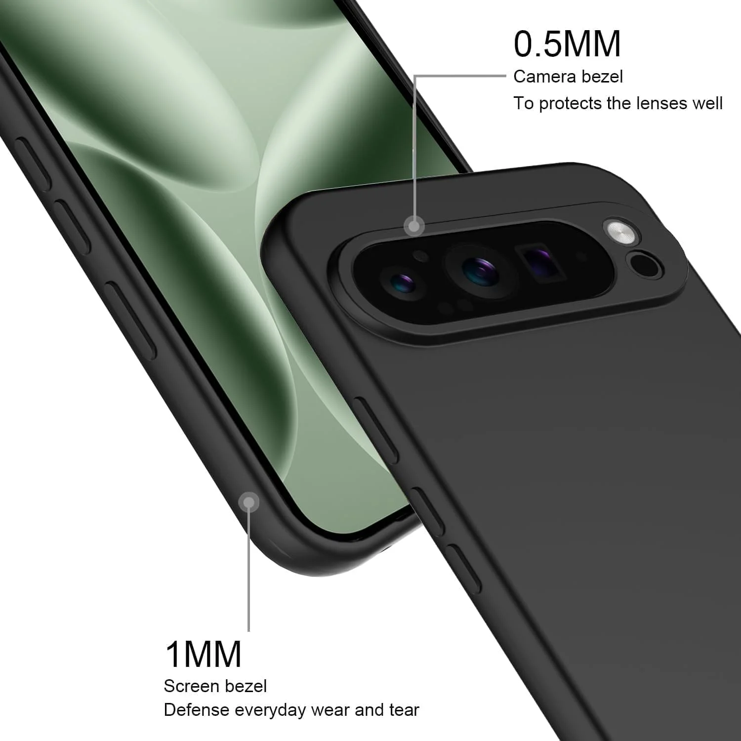 کاور ژله ای سیلیکونی نازک KP TECHNOLOGY مناسب برای Google Pixel 10 Pro XL (مشکی) کاور ژله ای سیلیکونی نازک KP TECHNOLOGY مناسب برای Google Pixel 10 Pro XL (مشکی)