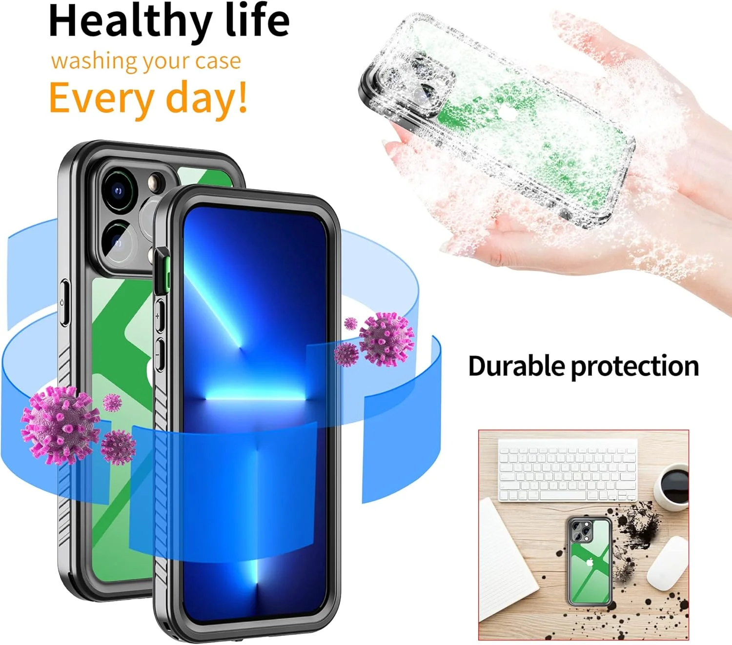 محفظه ضد آب تلفن همراه برای غواصی و اسنورکلینگ نیسو مناسب برای آیفون 14/13/12/11 پرو مکس مینی Xr/X/Xs/سامسونگ گلکسی نوت 10/9/8/S10/9/8 اولترا پلاس پروفشنال (آیفون 14 پرو مکس، مشکی) محفظه ضد آب تلفن همراه برای غواصی و اسنورکلینگ نیسو مناسب برای آیفون 14/13/12/11 پرو مکس مینی Xr/X/Xs/سامسونگ گلکسی نوت 10/9/8/S10/9/8 اولترا پلاس پروفشنال (آیفون 14 پرو مکس، مشکی)