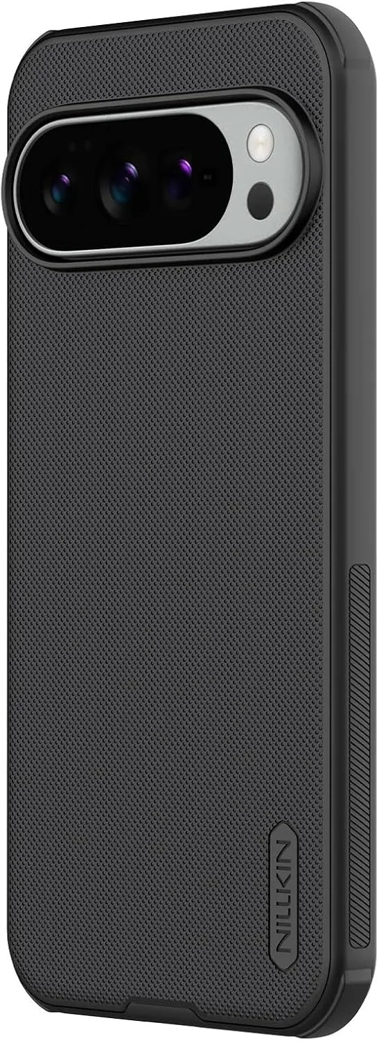 کاور محافظ مغناطیسی Nillkin Super Frosted Shield Pro برای گوگل پیکسل 8 پرو – محافظ زرهی مقاوم با حلقه مغناطیسی، محافظ گوشه ها در برابر سقوط، پوشش مات و تناسب دقیق – مشکی