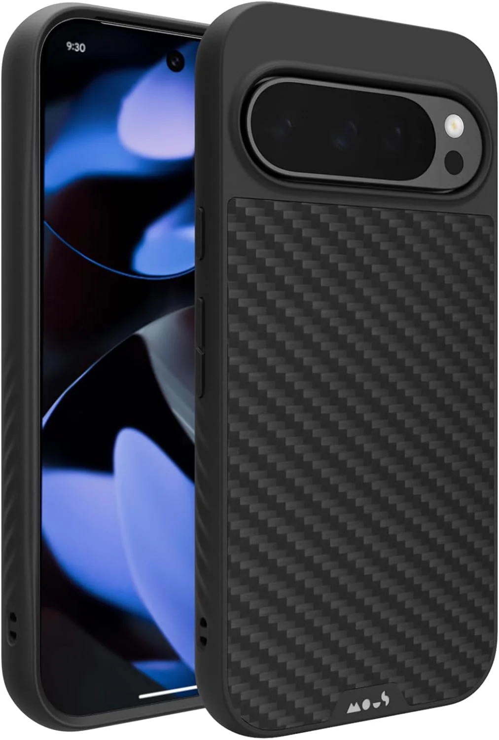 قاب محافظ گوشی گوگل پیکسل 9 پرو XL، سازگار با MagSafe - مدل Limitless 5.0 - فیبر کربن - محافظ پیکسل 9 پرو XL - ضد ضربه