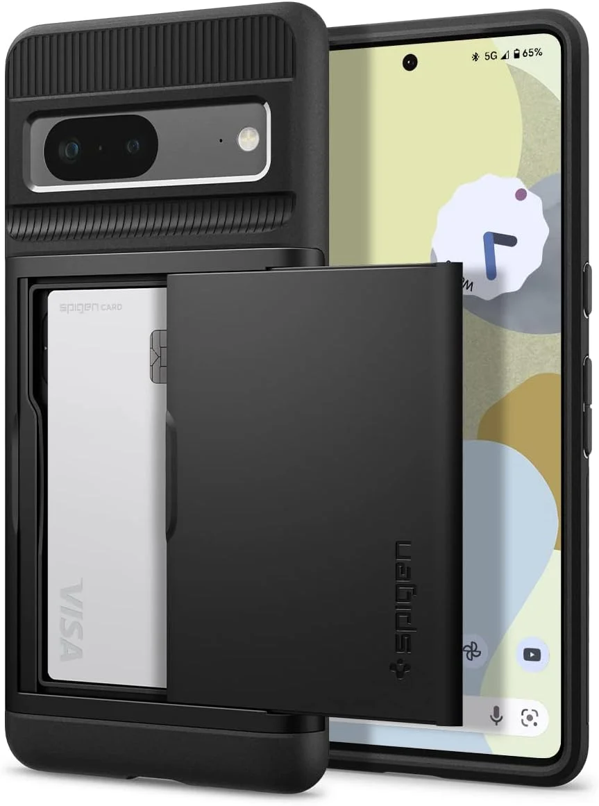 کاور محافظ گوشی گوگل پیکسل 7 مدل Spigen Slim Armor CS - مشکی