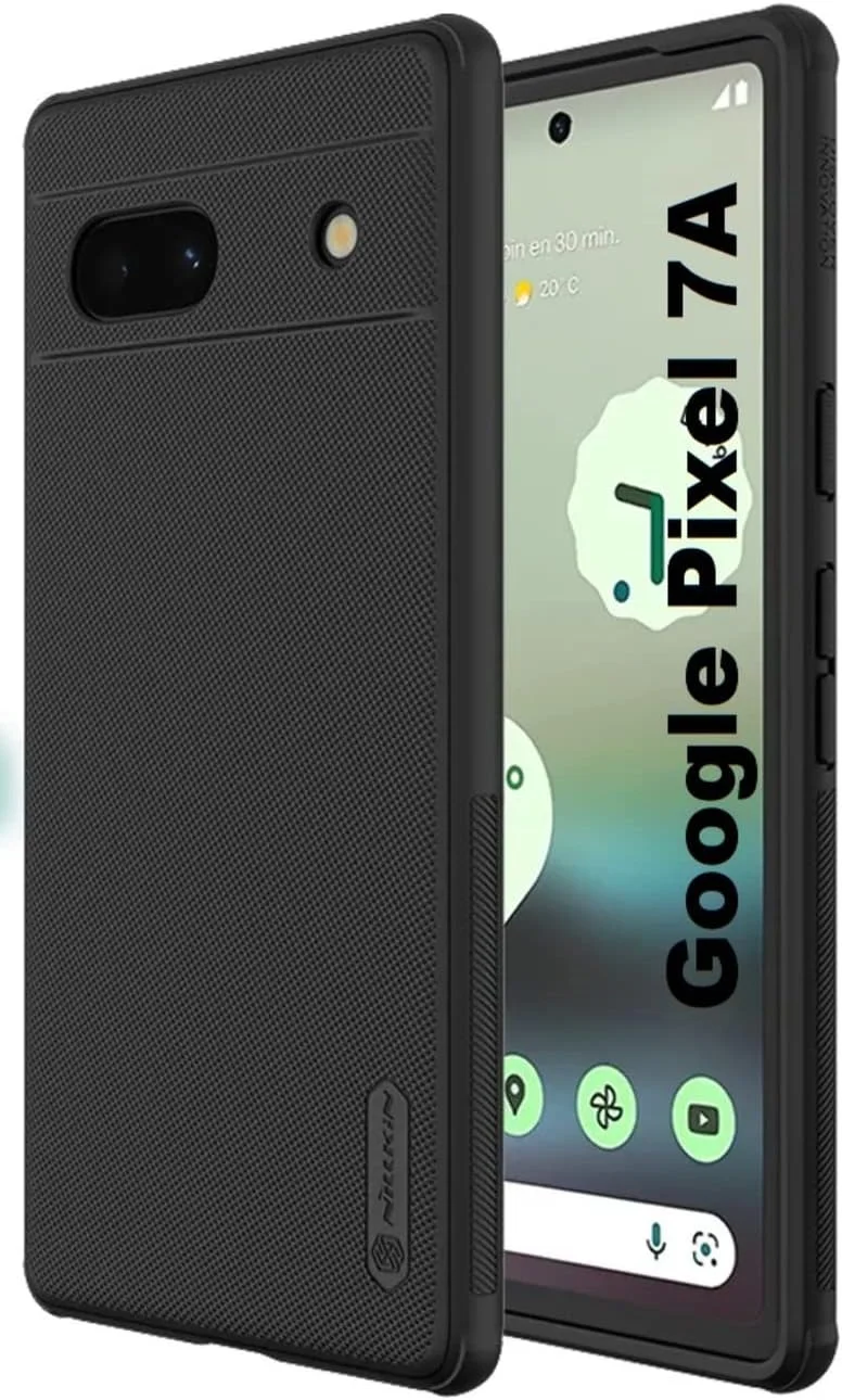 کاور محافظ مدل Super Frosted Shield Pro Zubitech برای Google Pixel 7a، مقاوم در برابر خش، ضربه گیر TPU و محافظت کامل، ضد اثر انگشت و بدون خش (مشکی)