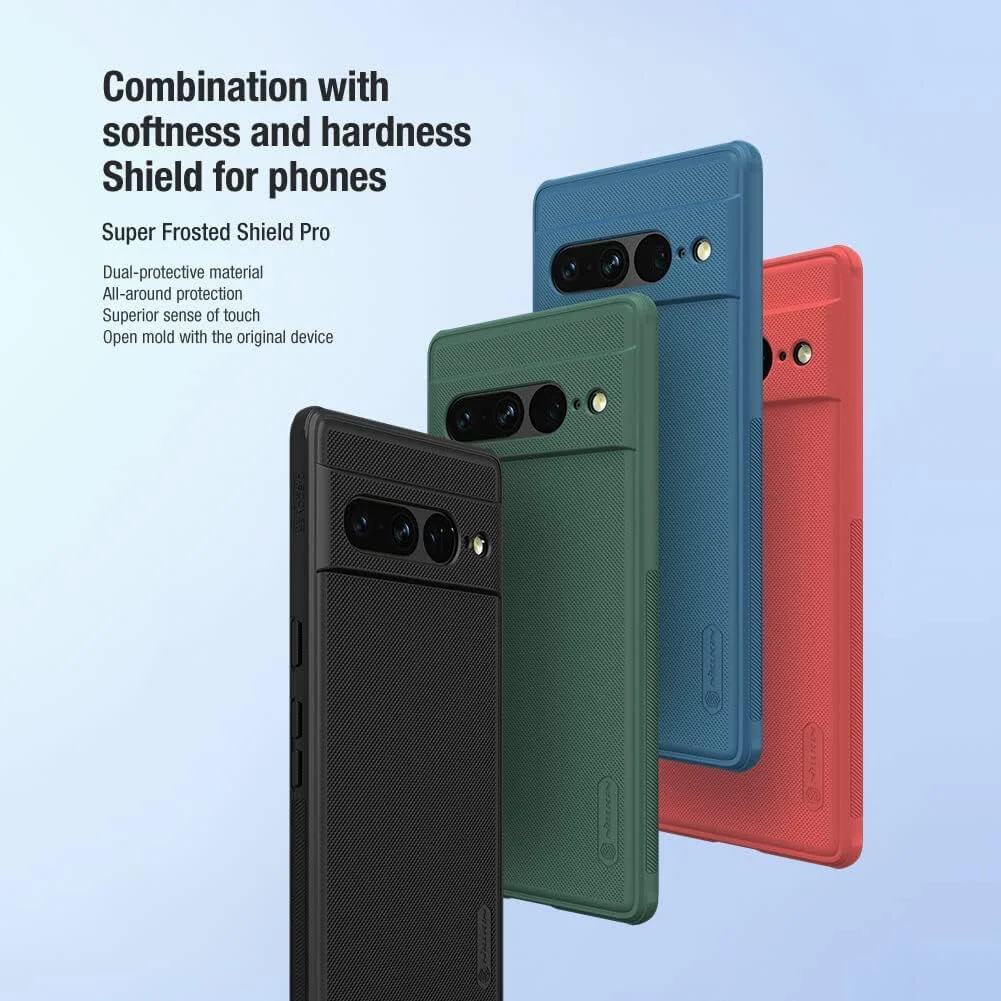 کاور محافظ مات سوپر فراستد شیلد پرو برای گوشی گوگل پیکسل 7 پرو (مشکی)