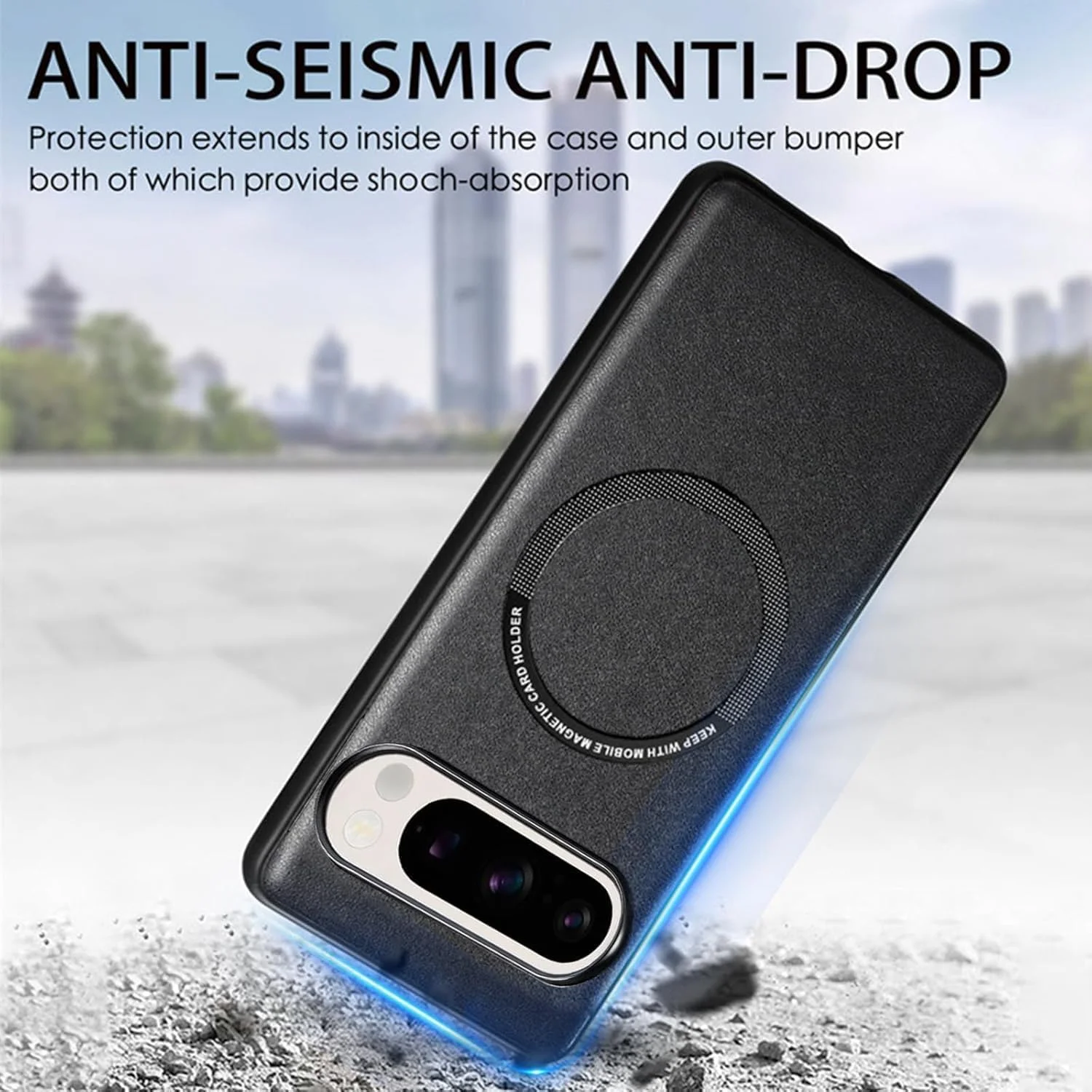 کاور چرمی گوشی گوگل پیکسل 9 پرو/پیکسل 9 مدل Magsafe با آهنربای قوی، طراحی باریک و مقاوم در برابر اثر انگشت و ضربه کاور چرمی گوشی گوگل پیکسل 9 پرو/پیکسل 9 مدل Magsafe با آهنربای قوی، طراحی باریک و مقاوم در برابر اثر انگشت و ضربه