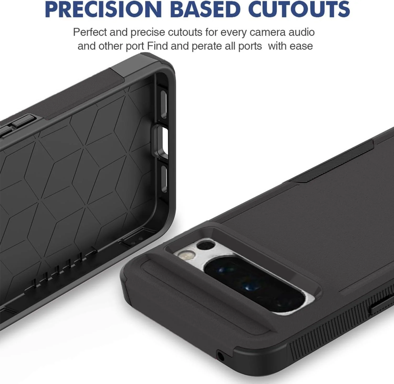 کیف محافظ گوشی کیایلی سازگار با گوگل پیکسل 8، قاب ترکیبی PC سخت و TPU نرم، پوشش ضد ضربه برای قاب های گوگل پیکسل 8 پرو کیف محافظ گوشی کیایلی سازگار با گوگل پیکسل 8، قاب ترکیبی PC سخت و TPU نرم، پوشش ضد ضربه برای قاب های گوگل پیکسل 8 پرو