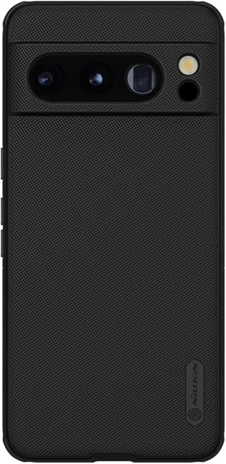 کاور محافظ گوشی پوچن مناسب برای گوگل پیکسل 8 پرو، قاب محافظ تمام بدنه، پشت سخت PC و ضربه گیر نرم ضد افتادن و ضد ضربه و ضد خش برای پیکسل 8 پرو (مشکی)