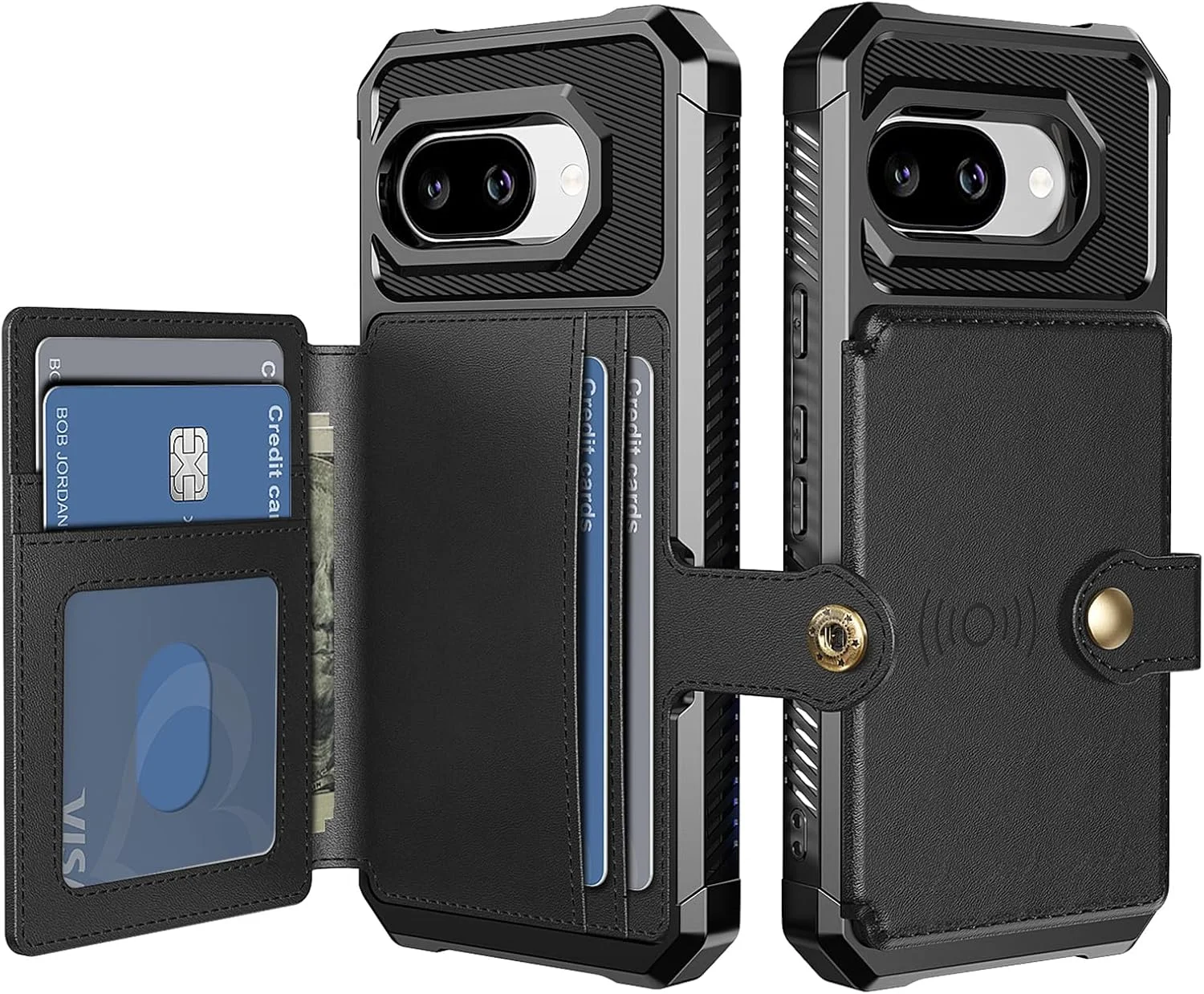 کیف پول تاشو سازگار با قاب گوشی گوگل پیکسل 10 پرو ایکس ال با نگهدارنده کارت، ضربه گیر مقاوم در برابر ضربه، روکش چرمی PU، بست مغناطیسی، قاب محافظ پایه نگهدارنده خودرو برای گوگل 10 پرو ایکس ال، مشکی کیف پول تاشو سازگار با قاب گوشی گوگل پیکسل 10 پرو ایکس ال با نگهدارنده کارت، ضربه گیر مقاوم در برابر ضربه، روکش چرمی PU، بست مغناطیسی، قاب محافظ پایه نگهدارنده خودرو برای گوگل 10 پرو ایکس ال، مشکی