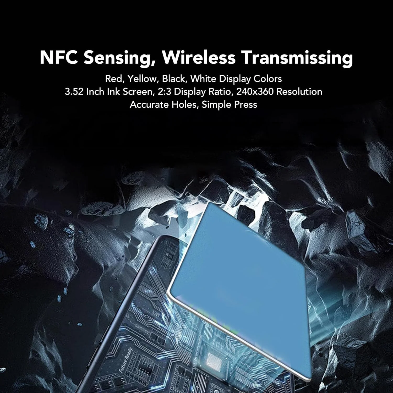 قاب گوشی جوهر الکترونیکی Bewinner DIY برای گوشی S24 Ultra، قاب سفارشی نمایش عکس هوشمند در پشت، قاب محافظ صفحه جوهر الکترونیکی گوشی هوشمند، نمایش فوری عکس ها در پشت صفحه