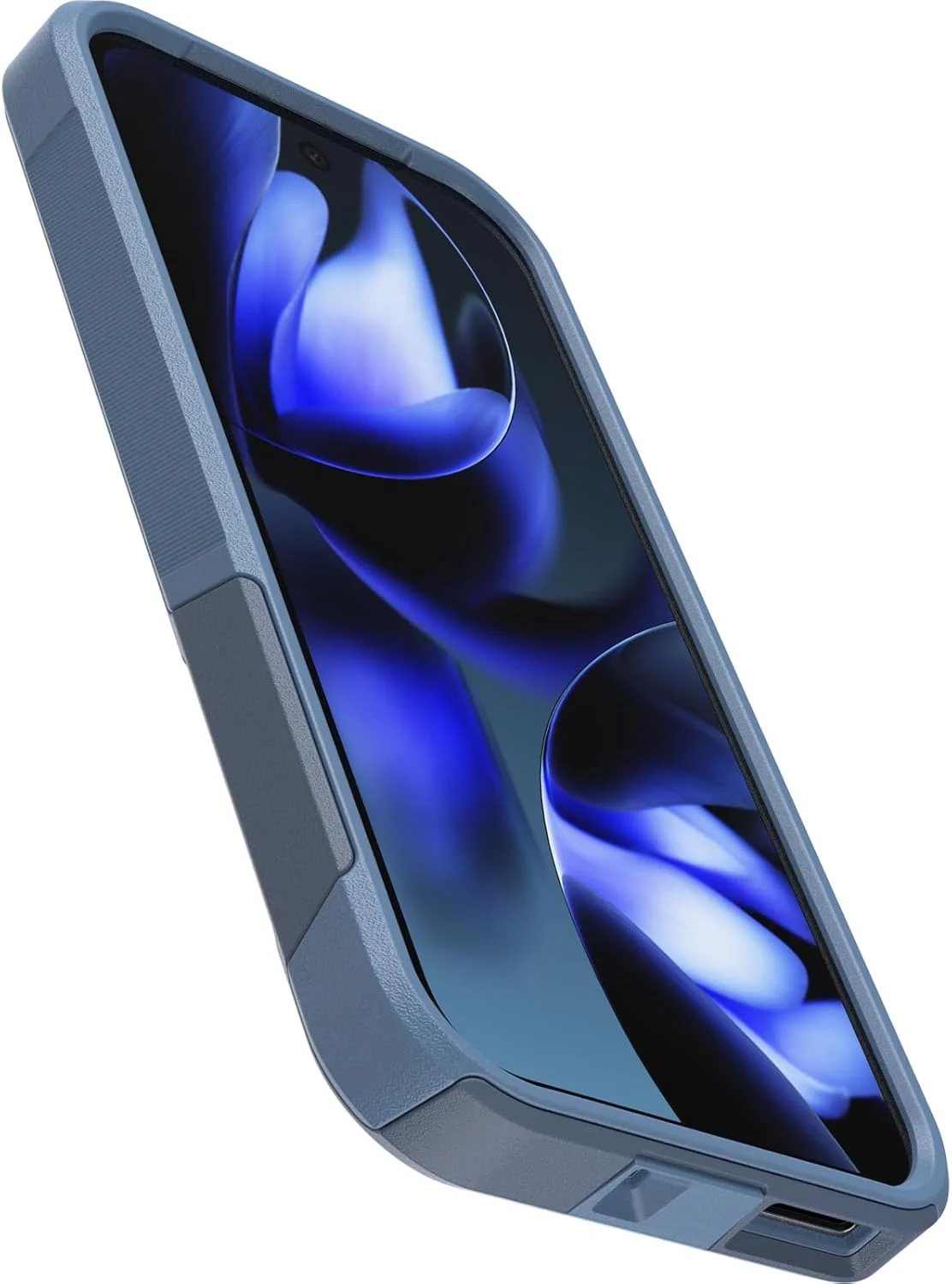 محافظ گوشی گوگل پیکسل 9a سری Commuter اوترباکس - آبی روشن، باریک و بادوام، مناسب جیب، با محافظت از پورت