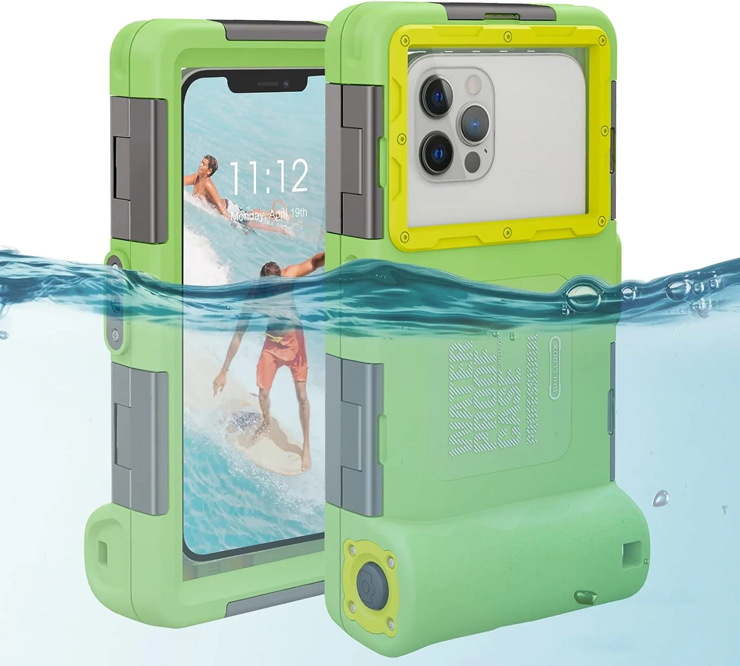 محفظه محافظ ضد آب برای شنا و غواصی Willbox، محفظه زیرآبی حرفه ای و جهانی برای غواصی، موج سواری، مناسب برای گوشی های سری آیفون، گلکسی، هواوی، وان پلاس، ال جی، موتورولا و گوگل محفظه محافظ ضد آب برای شنا و غواصی Willbox، محفظه زیرآبی حرفه ای و جهانی برای غواصی، موج سواری، مناسب برای گوشی های سری آیفون، گلکسی، هواوی، وان پلاس، ال جی، موتورولا و گوگل