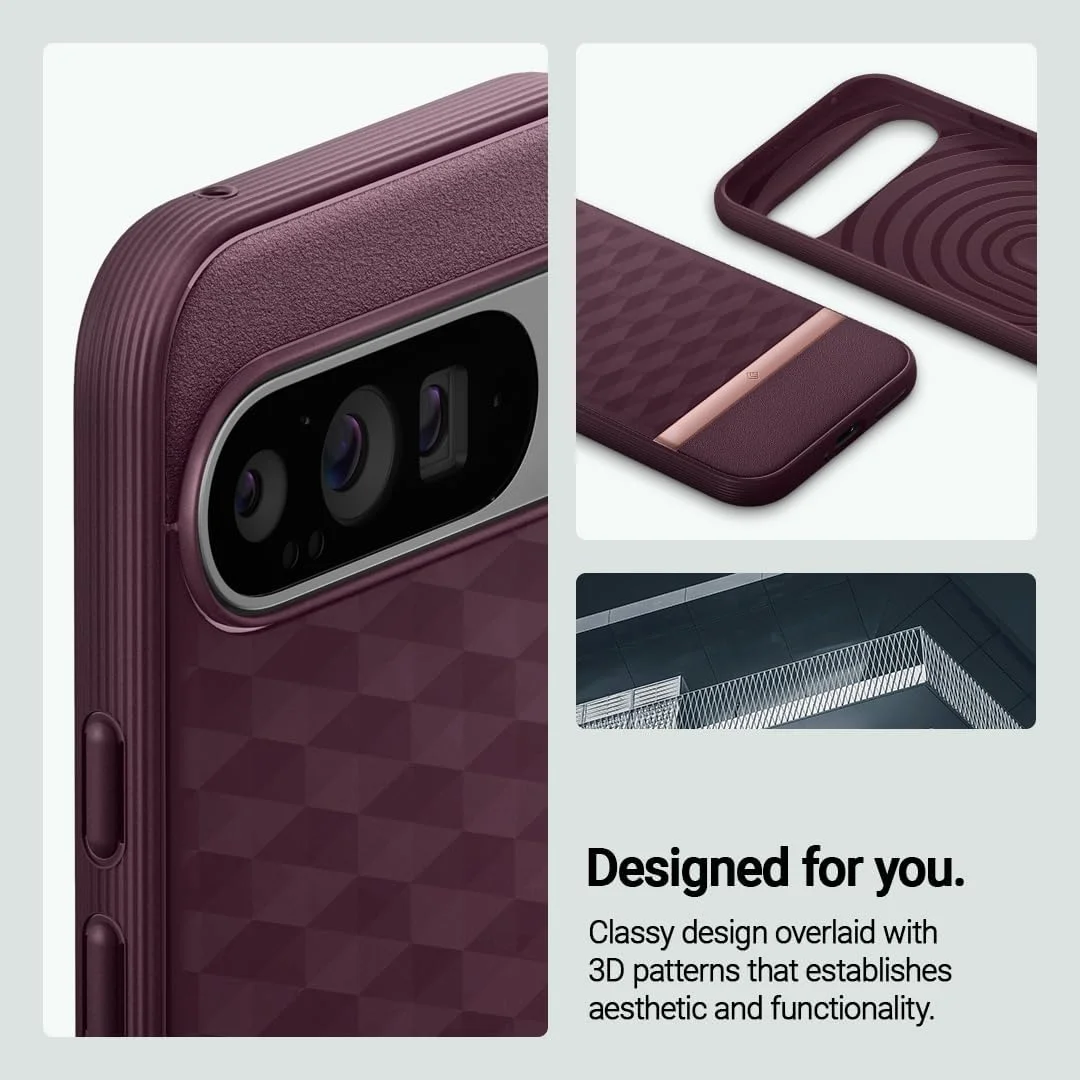 کاور محافظ پارالاکس کیسولوژی برای گوگل پیکسل 9 پرو ایکس ال (2024) - بورگاندی کاور محافظ پارالاکس کیسولوژی برای گوگل پیکسل 9 پرو ایکس ال (2024) - بورگاندی