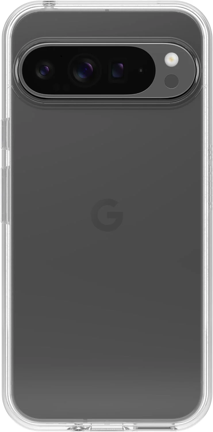 قاب محافظ شفاف OtterBox Symmetry برای Google Pixel 9 Pro XL، ضد ضربه، ضد سقوط، قاب محافظ نازک، تست شده 3 برابر استاندارد نظامی، شفاف
