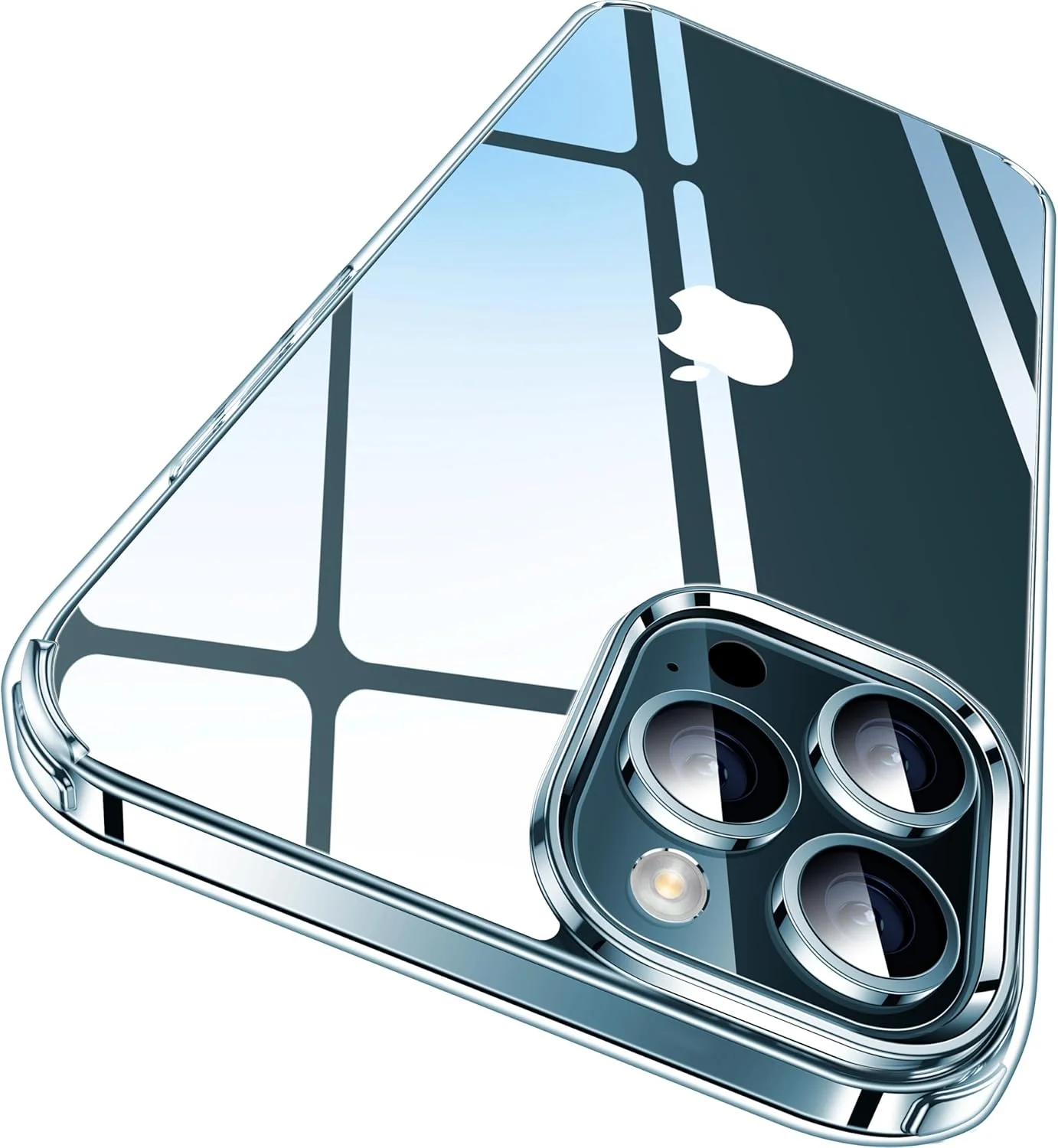 کاور محافظ شفاف کریستالی CASEKOO، طراحی شده برای آیفون 12 پرو مکس، [ضد زردی] [تست شده در برابر سقوط با استاندارد نظامی] کاور باریک و محافظ گوشی 5G 6.7 اینچی 2020، شفاف