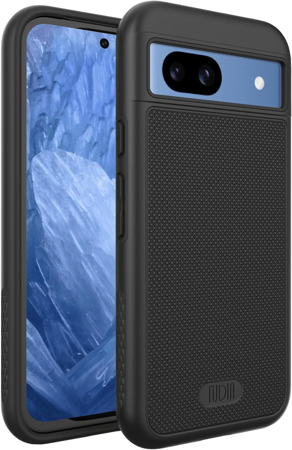 کاور محافظ دوگانه TUDIA مدل DualShield Grip طراحی شده برای گوشی گوگل پیکسل 8a (2024)، [MergeGrip] مقاوم در برابر ضربه، باریک، بادوام، ضد لغزش، محافظ سنگین