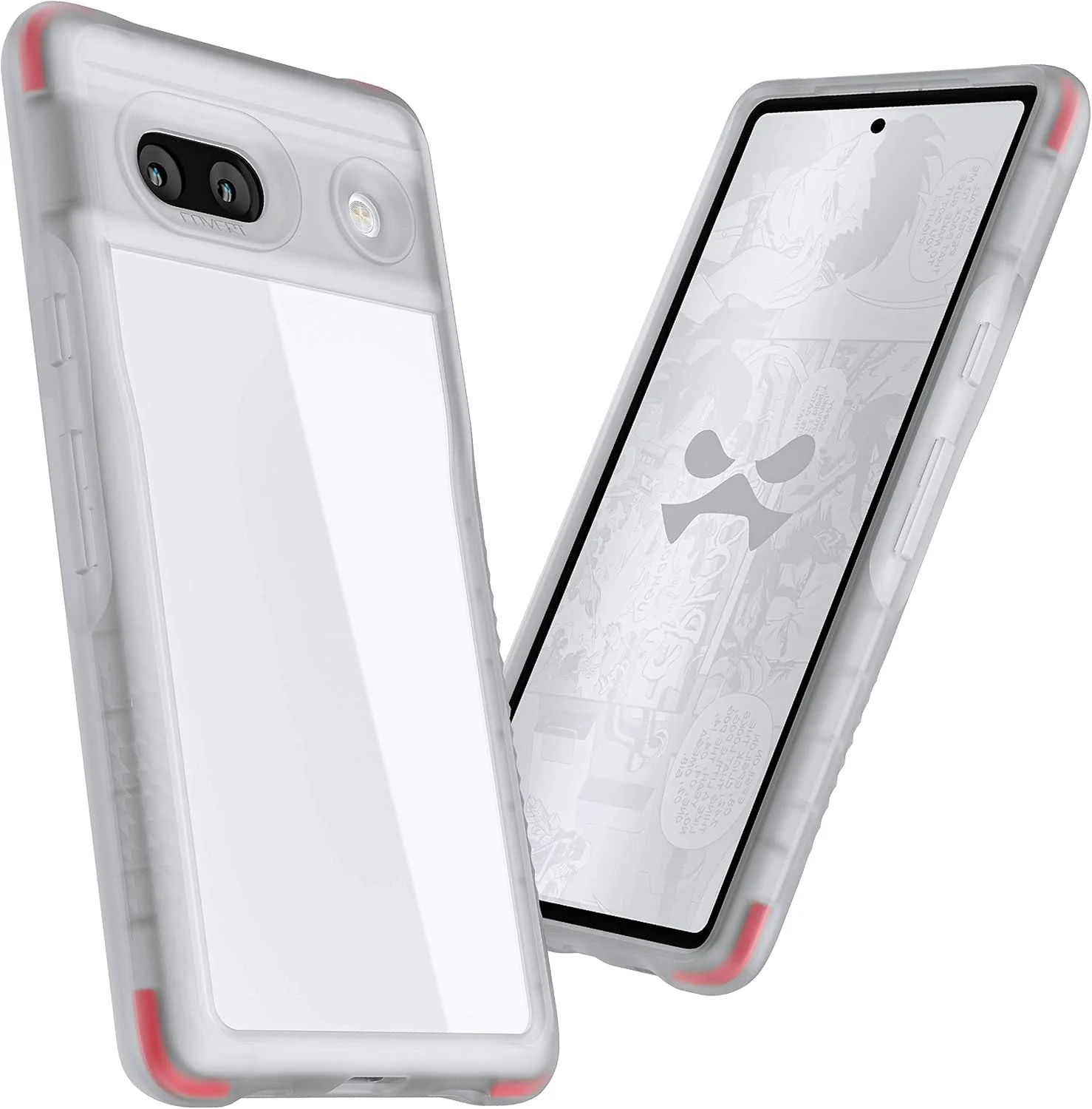 کاور شفاف گوشی گوگل پیکسل 7a مدل COVERT با طراحی فوق العاده باریک و ضربه گیر ضد لغزش، پشتیبانی از شارژ بی سیم و محافظت در برابر شوک، طراحی شده برای گوگل پیکسل 7a (6.1 اینچ) (شفاف)