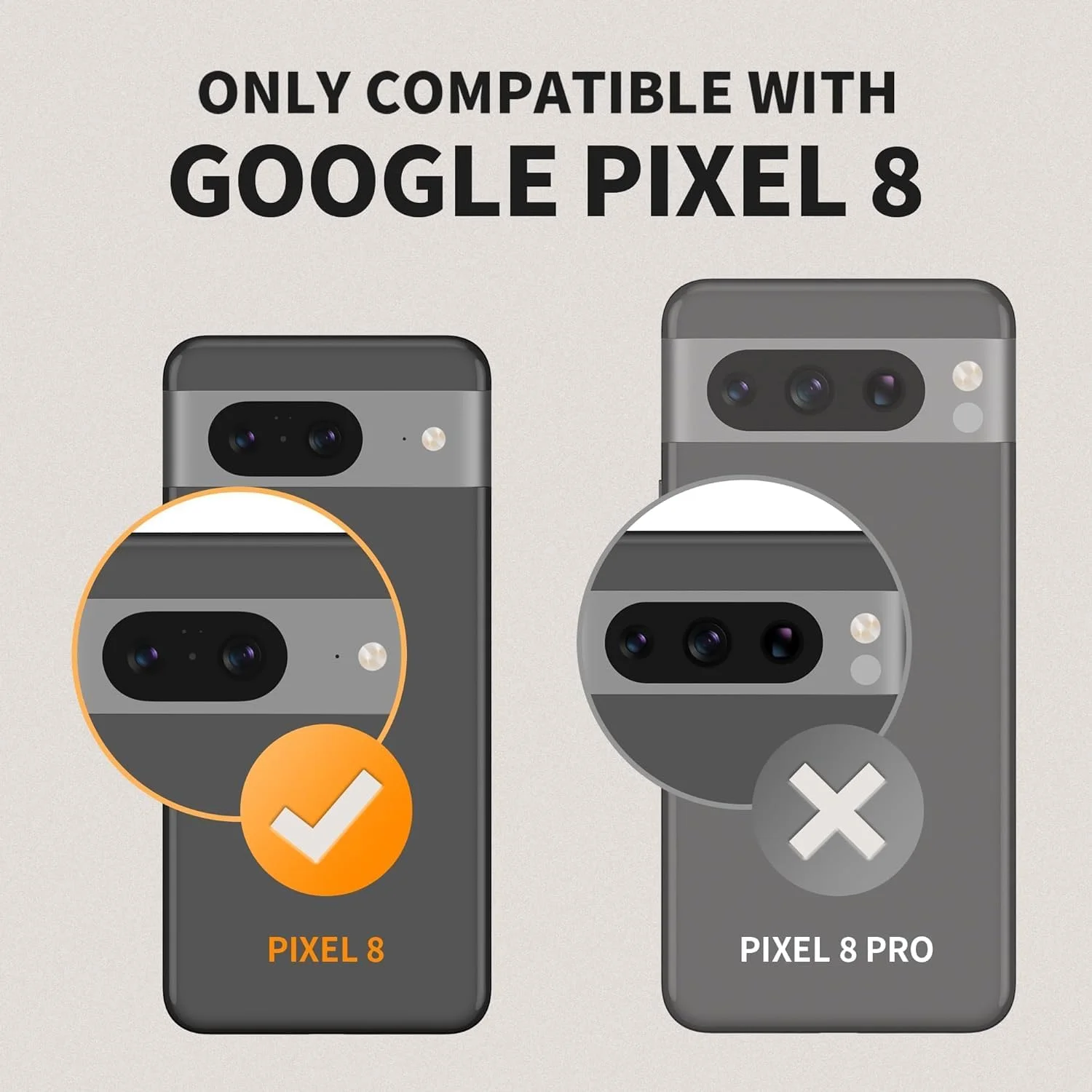 قاب گوشی Jeylly Google Pixel 8 به همراه [2 عدد محافظ صفحه نمایش شیشه ای حرارت دیده] مقاوم در برابر ضربه، کامپیوتر سخت و ضربه گیر TPU نرم، قاب محافظ گوشی برای Google Pixel 8، آبی