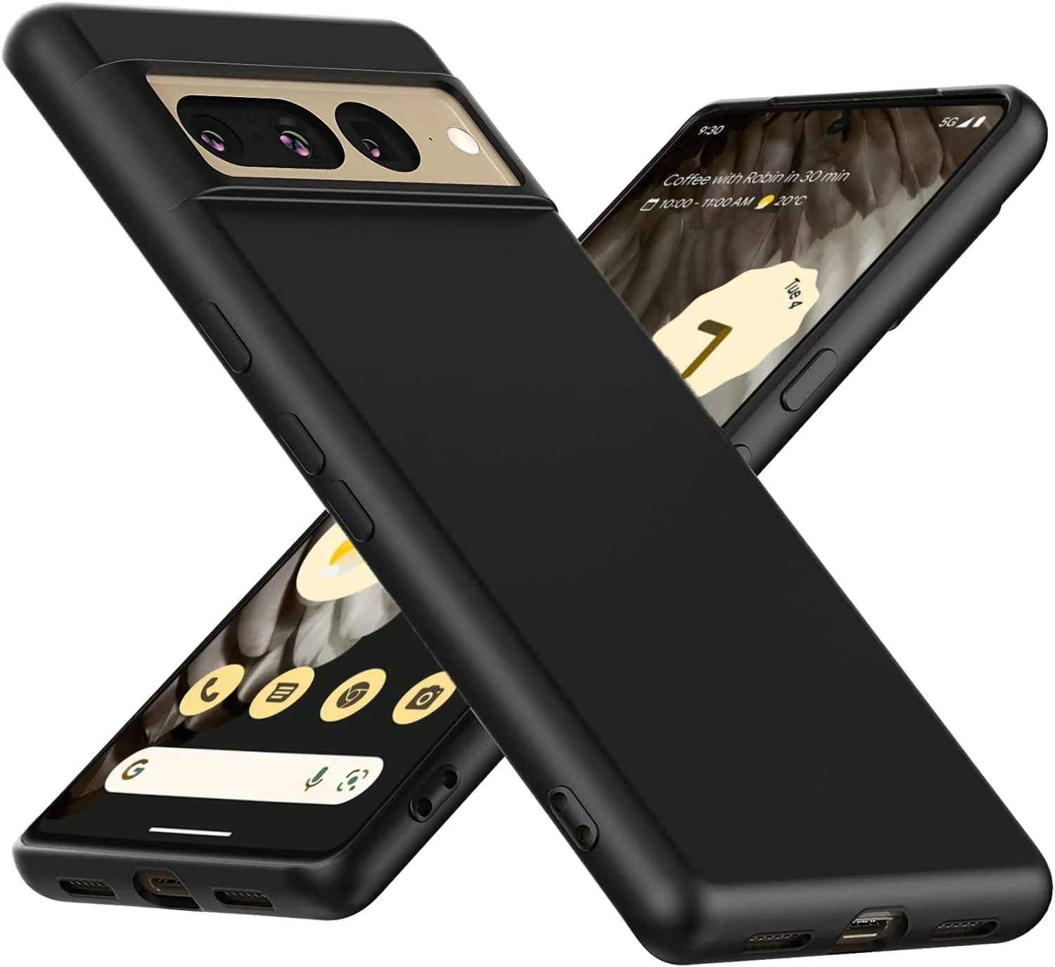 کاور محافظ گوشی گوگل پیکسل 7 پرو، فوق العاده باریک، مقاوم در برابر خراش، ساخته شده از TPU سیلیکونی نرم و انعطاف پذیر - مشکی کاور محافظ گوشی گوگل پیکسل 7 پرو، فوق العاده باریک، مقاوم در برابر خراش، ساخته شده از TPU سیلیکونی نرم و انعطاف پذیر - مشکی