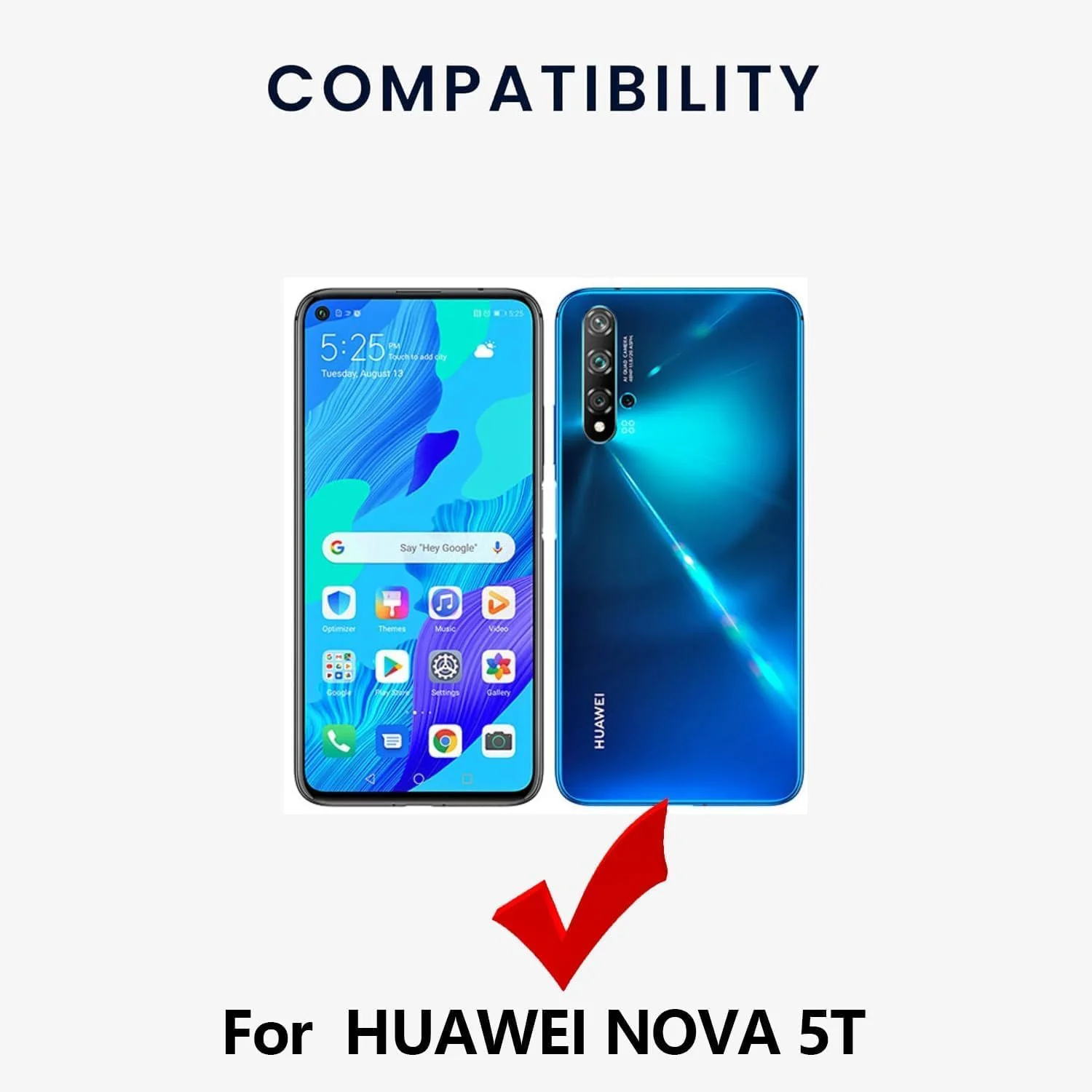 کاور محافظ گوشی کوتولی سازگار با گوشی آنر 20/آنر 20S/هوآوی نوا 5T سایز 6.26 اینچ