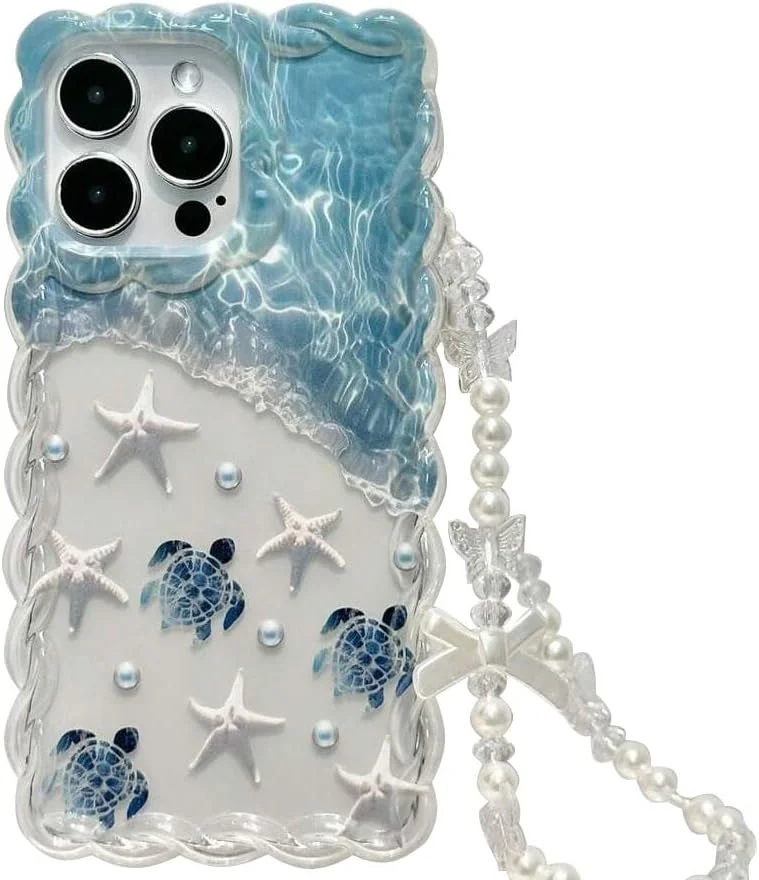 قاب گوشی طرح لاک پشت دریایی Boolygo مناسب آیفون 16، طرح رنگارنگ نقاشی شده لاک پشت های دریایی، حاشیه موج دار فرفری، قاب نفیس گوشی (ستاره دریایی، آیفون 16) قاب گوشی طرح لاک پشت دریایی Boolygo مناسب آیفون 16، طرح رنگارنگ نقاشی شده لاک پشت های دریایی، حاشیه موج دار فرفری، قاب نفیس گوشی (ستاره دریایی، آیفون 16)