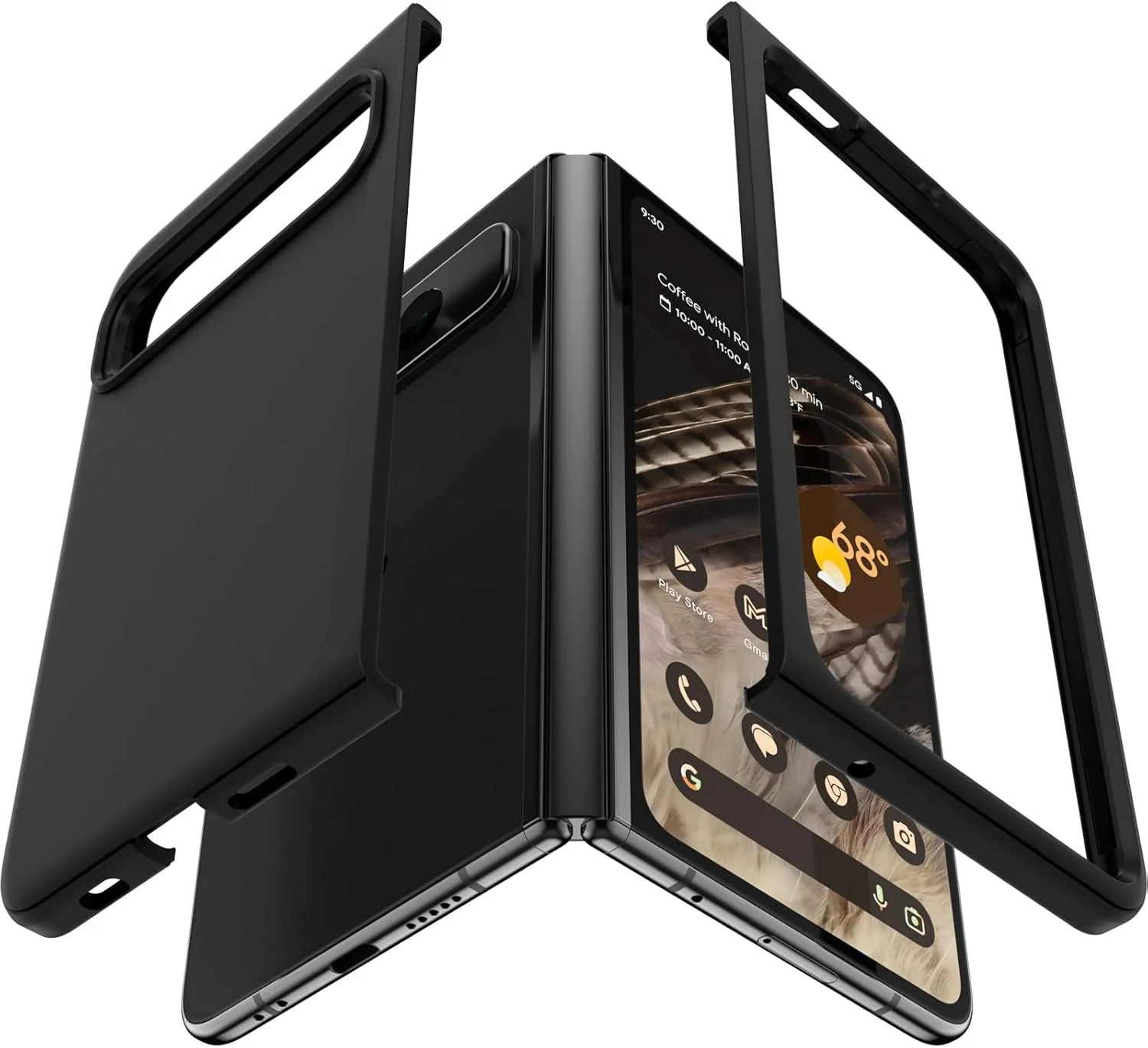 محافظ باریک و انعطاف پذیر OtterBox سری THIN FLEX برای Google Pixel FOLD - مشکی