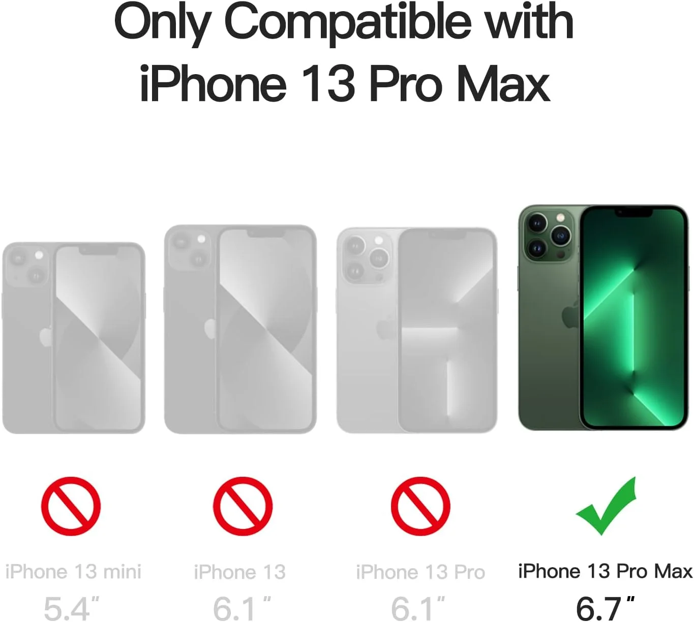 کاور آهنربایی JETech برای آیفون 13 پرو مکس 6.7 اینچی، سازگار با MagSafe، پشت مات نیمه شفاف، محافظت کامل از لنز دوربین، کاور باریک و ضد ضربه (سبز نیمه شب)