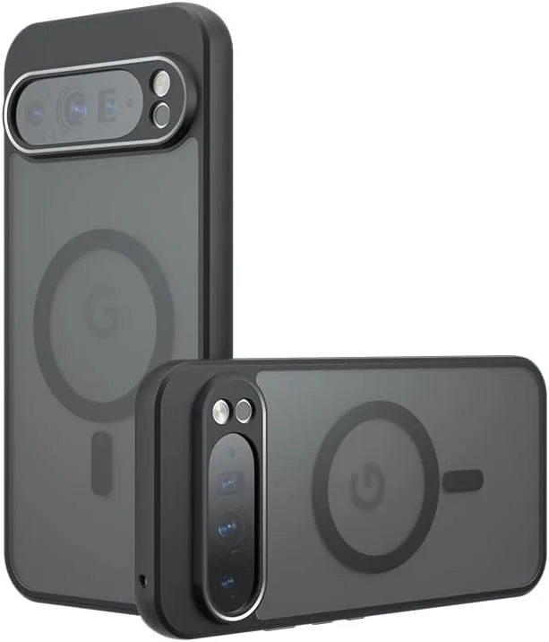 قاب محافظ باریک مشکی مات ضد ضربه با بالشتک هوا و پوشش کامل ضد اثر انگشت برای گوگل پیکسل 10 پرو ایکس ال قاب محافظ باریک مشکی مات ضد ضربه با بالشتک هوا و پوشش کامل ضد اثر انگشت برای گوگل پیکسل 10 پرو ایکس ال