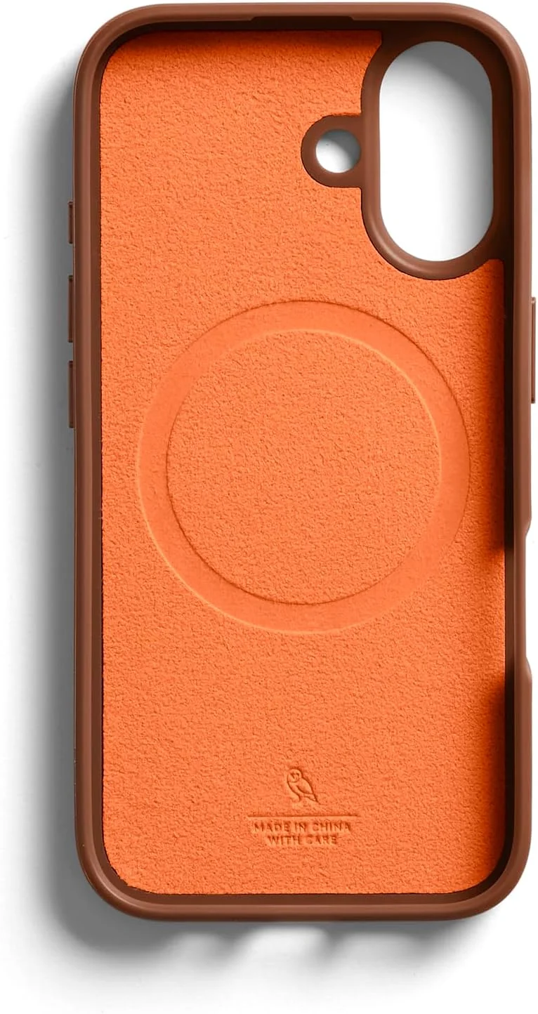 قاب چرمی بلروی برای آیفون 16 - رنگ Sienna