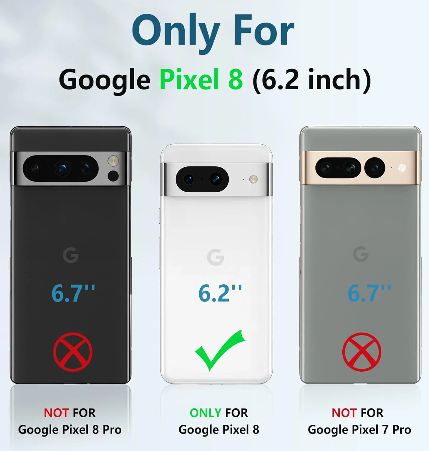 کاور محافظ گوشی FNTCASE برای گوگل پیکسل 8: کاور محافظ ضد ضربه با محافظت کامل درجه نظامی با استند | کاور سخت و مقاوم TPU با بافت مات و سپر سخت برای گوگل پیکسل 8 - مشکی