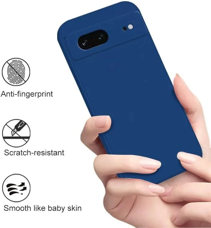 قاب محافظ بادوام و شیک نکست استور، سازگار با گوگل پیکسل 3 XL – کاور سیلیکونی نرم، ضد ضربه و ضد خش، محافظت کامل از دوربین، طراحی باریک و راحت (آبی)