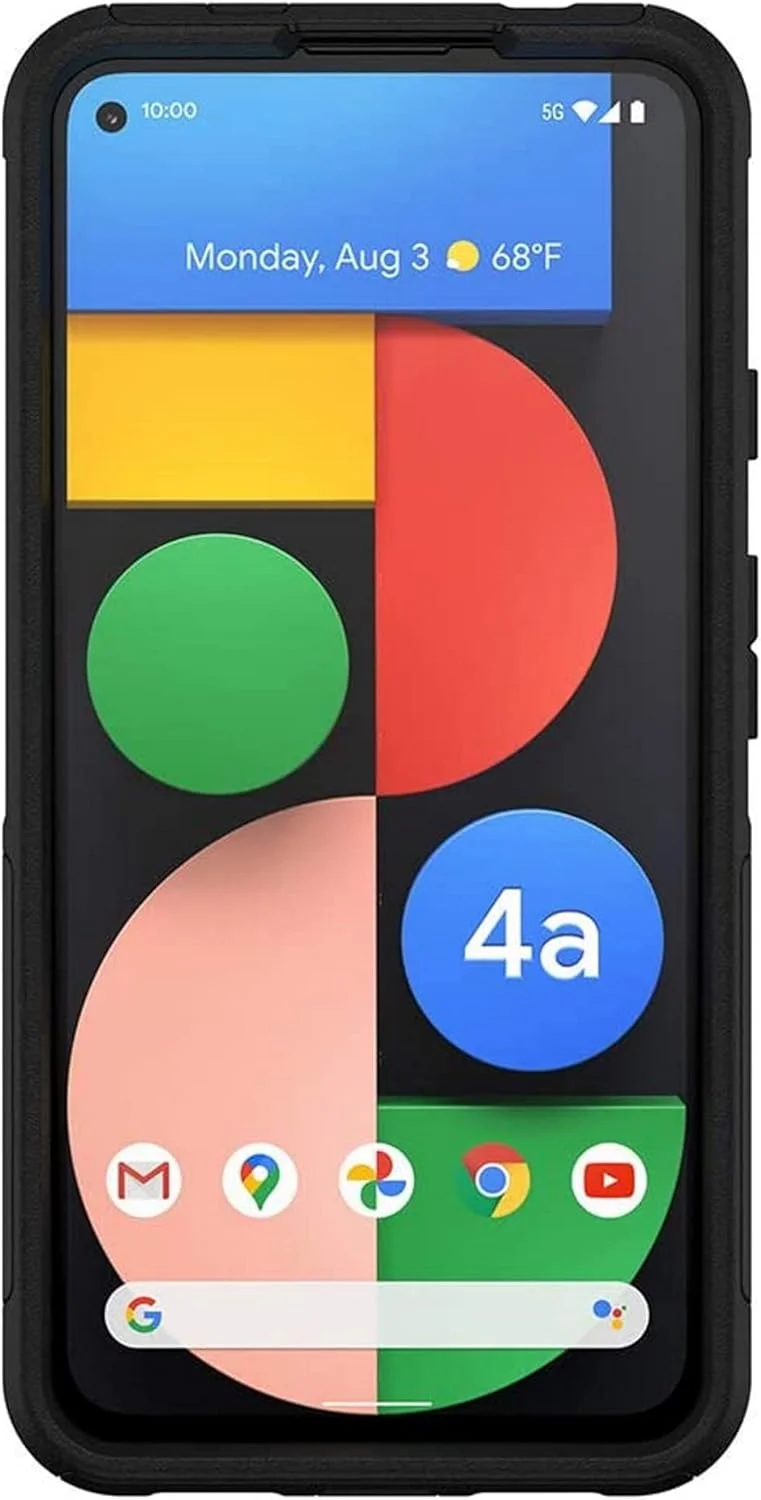 محافظ سری Commuter اوترباکس برای گوگل پیکسل 4a 5G (فقط 5G، سازگار با نسل اول پیکسل 4a نیست) - مشکی