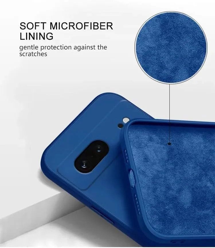 قاب محافظ بادوام و شیک نکست استور، سازگار با گوگل پیکسل 3 XL – کاور سیلیکونی نرم، ضد ضربه و ضد خش، محافظت کامل از دوربین، طراحی باریک و راحت (آبی)