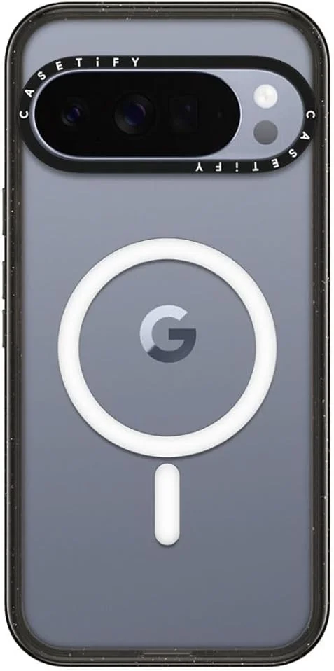 کاور ضربه گیر آهنربایی CASETiFY برای گوگل پیکسل 10 پرو XL - مشکی شفاف
