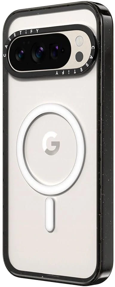 کاور ضربه گیر آهنربایی CASETiFY برای گوگل پیکسل 10 پرو XL - مشکی شفاف