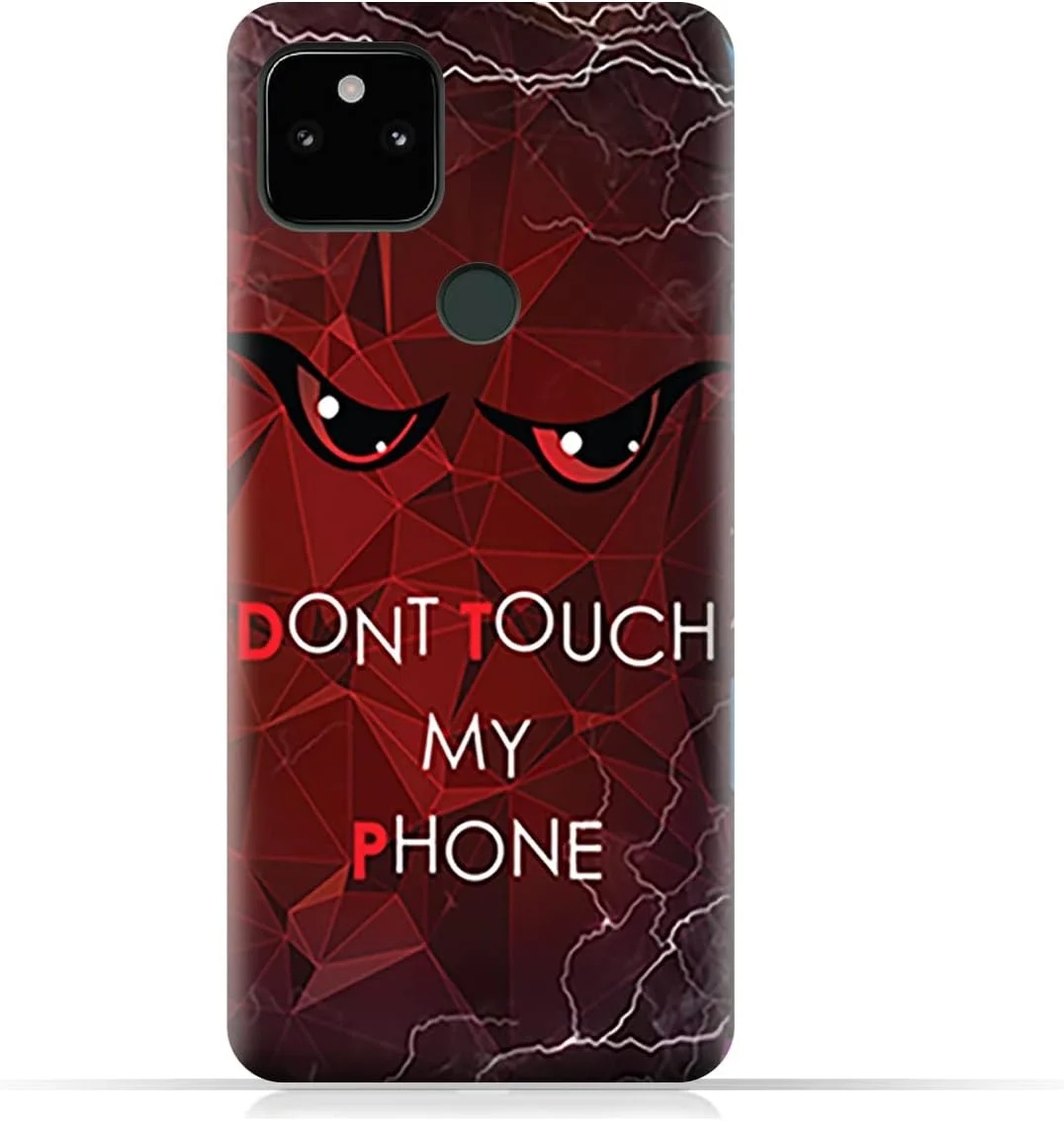 کاور محافظ گوشی موبایل AMC Design TPU برای گوگل پیکسل 5a 5G با طرح Do Not Touch My Phone