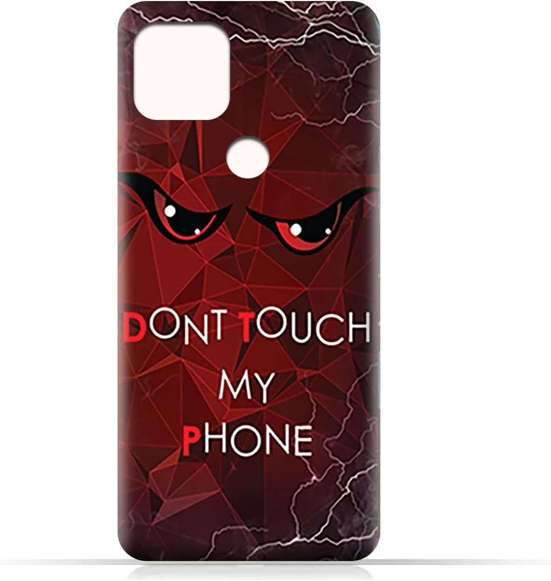 کاور محافظ گوشی موبایل AMC Design TPU برای گوگل پیکسل 5a 5G با طرح Do Not Touch My Phone