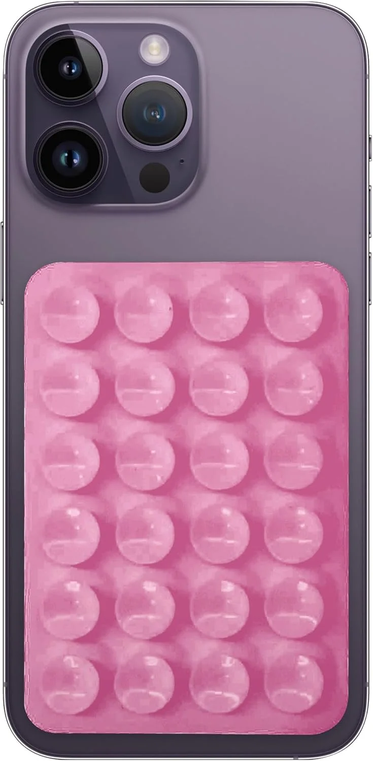 پایه نگهدارنده چسبی سیلیکونی موبایل SAYT، نگهدارنده لوازم جانبی موبایل بدون دست برای سلفی و فیلم || استیکرهای گیره فنجانی تلفن روی دیوار