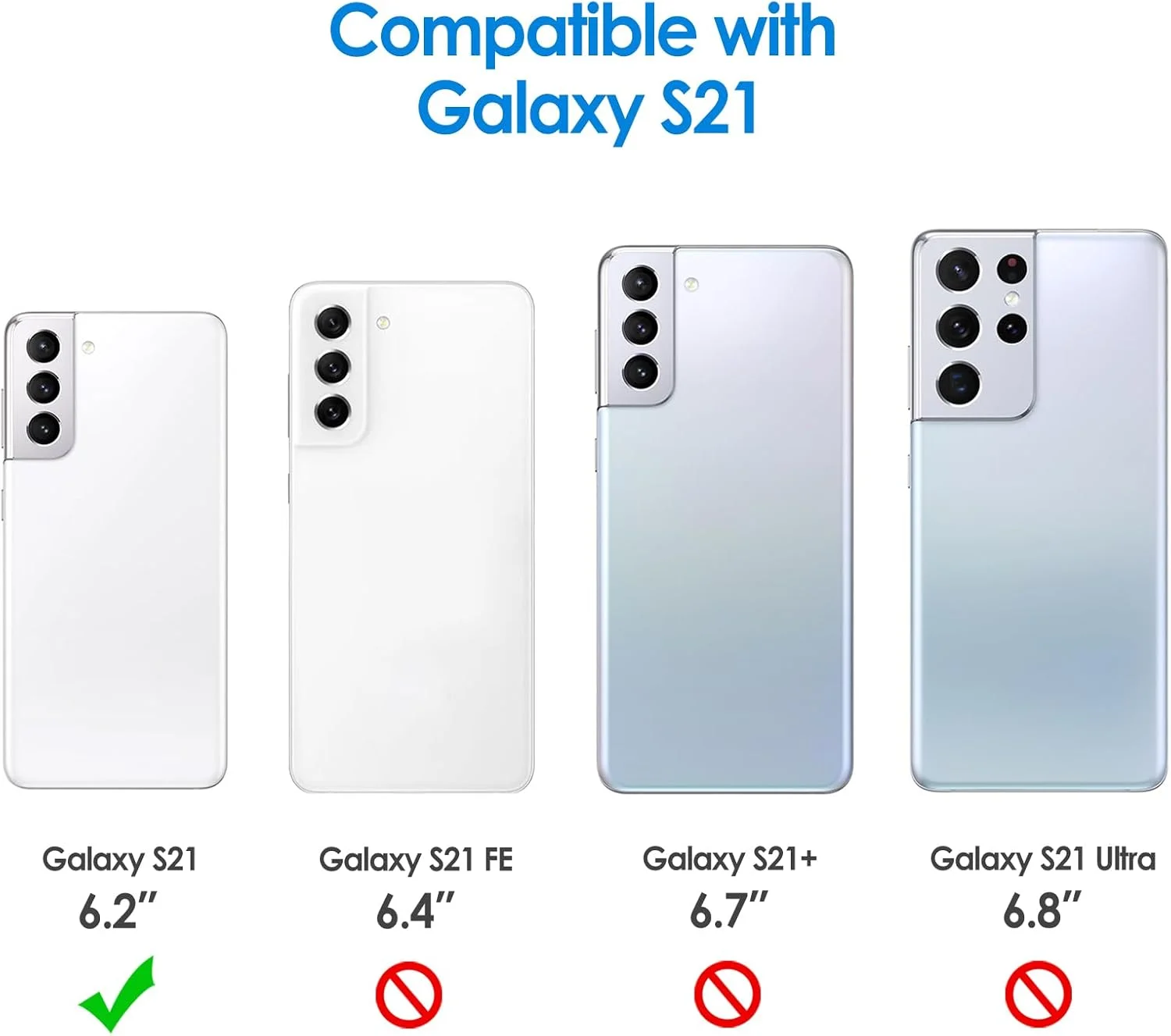 کاور باریک JETech مناسب برای گوشی سامسونگ گلکسی S21 سایز 6.2 اینچ، کاور نازک گوشی با قابلیت جذب شوک و طراحی فیبر کربن (مشکی)