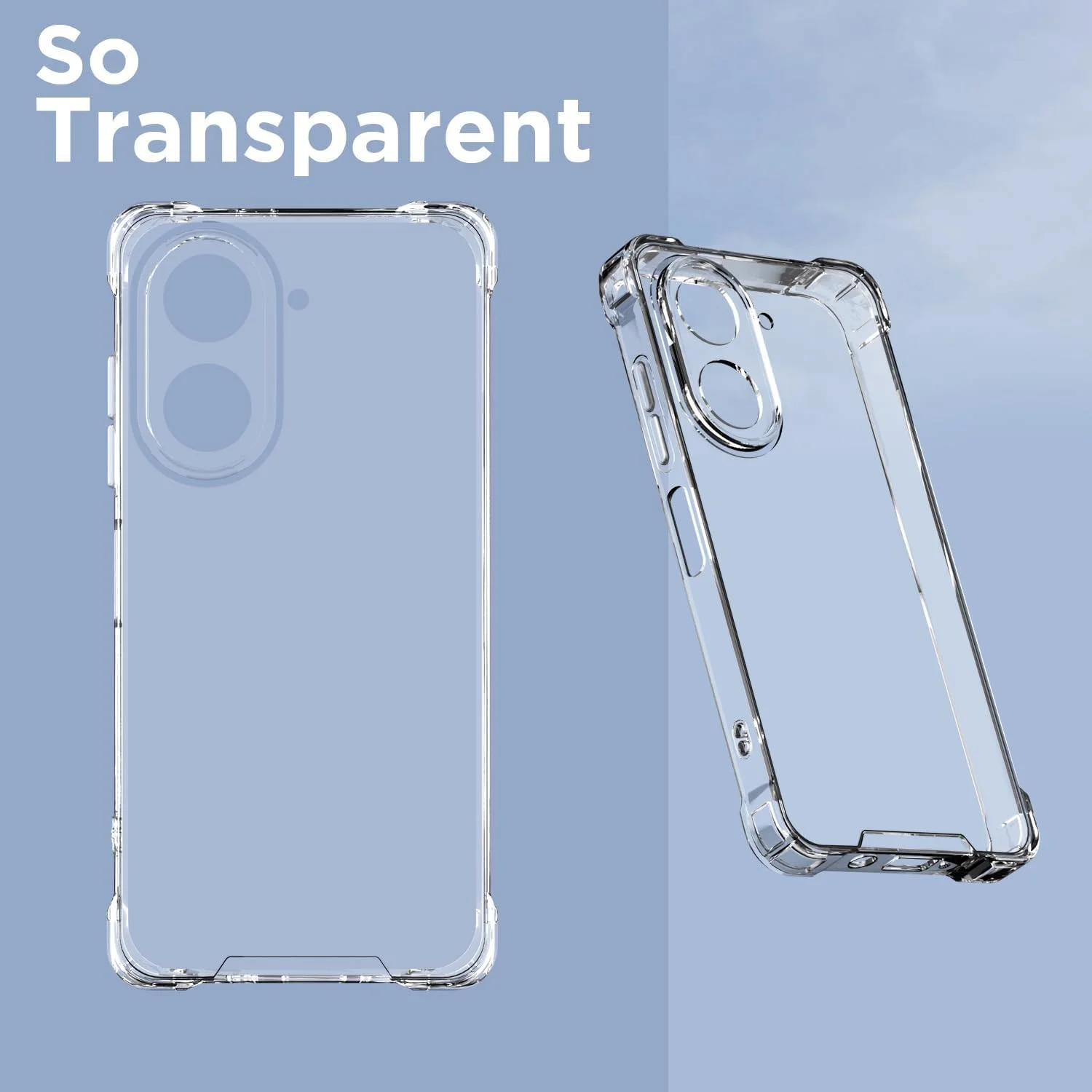 کاور محافظ ژله ای شفاف و انعطاف پذیر ضد ضربه با لبه های تقویت شده برای گوشی ردمی A5