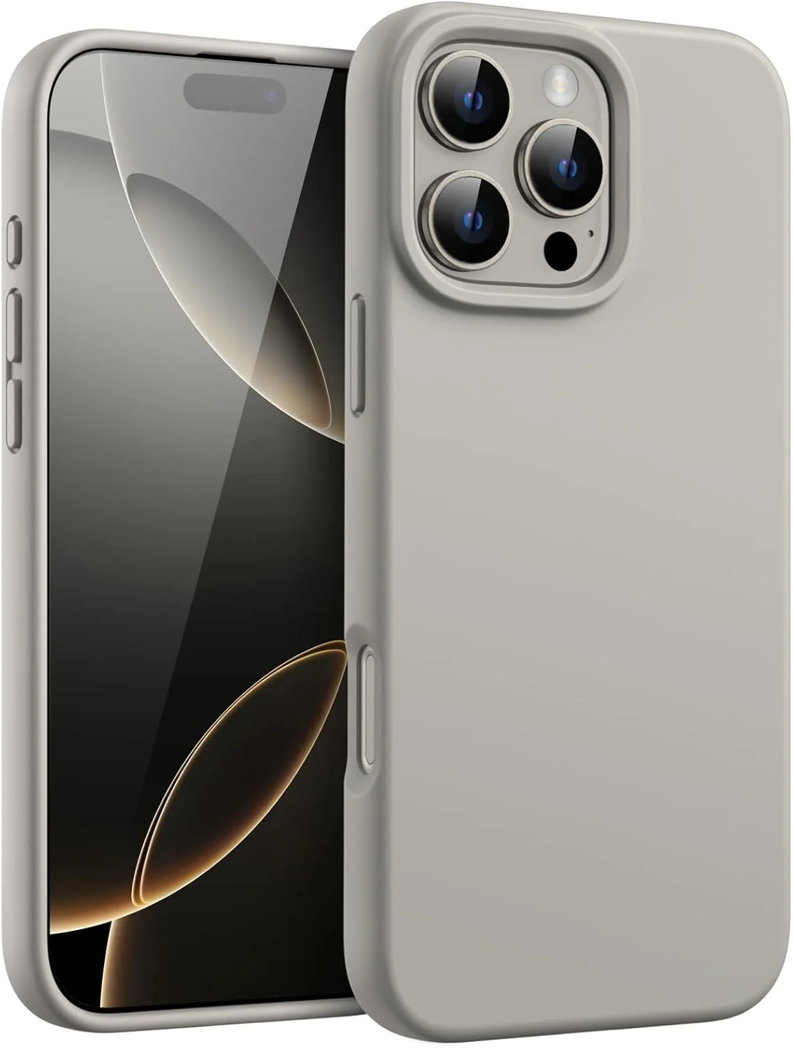 کاور سیلیکونی مایع JETech برای آیفون 16 پرو مکس 6.9 اینچی، کاور محافظ تمام بدنه با لمس نرم و ابریشمی، ضد خش و ضد ضربه با پوشش داخلی میکروفایبر (تیتانیوم طبیعی) کاور سیلیکونی مایع JETech برای آیفون 16 پرو مکس 6.9 اینچی، کاور محافظ تمام بدنه با لمس نرم و ابریشمی، ضد خش و ضد ضربه با پوشش داخلی میکروفایبر (تیتانیوم طبیعی)