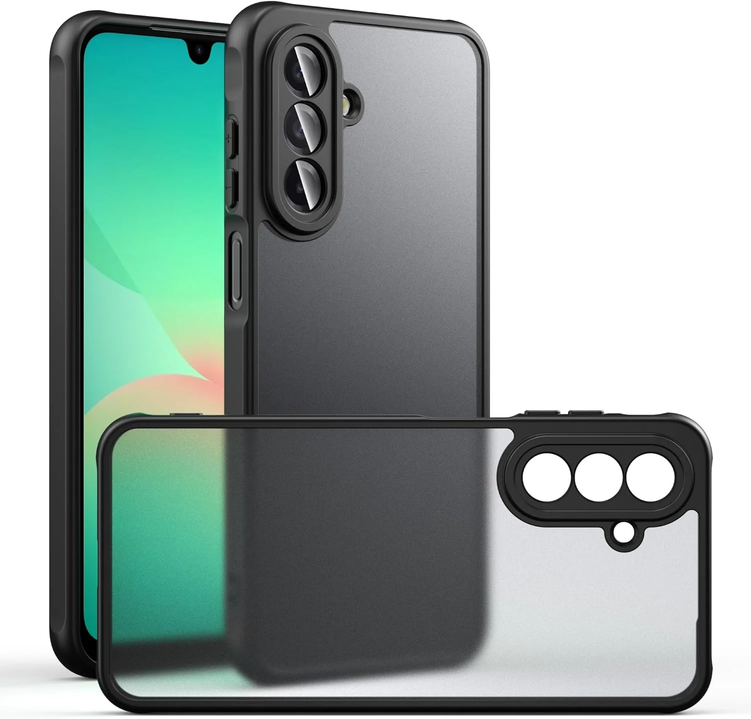 قاب مات گوشی سامسونگ گلکسی A26، کاور پشتی نیمه شفاف مات، محافظت در برابر ضربه برای سامسونگ گلکسی A26 (گلکسی A26) قاب مات گوشی سامسونگ گلکسی A26، کاور پشتی نیمه شفاف مات، محافظت در برابر ضربه برای سامسونگ گلکسی A26 (گلکسی A26)