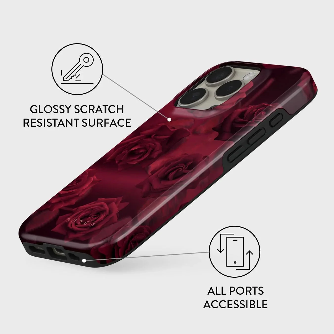 قاب گوشی بورگا سازگار با آیفون 16 پرو مکس - قاب محافظ دو لایه سخت + سیلیکونی - پوشش ضد خش و ضد ضربه (FEMME FATALE، آیفون 16 پرو مکس) قاب گوشی بورگا سازگار با آیفون 16 پرو مکس - قاب محافظ دو لایه سخت + سیلیکونی - پوشش ضد خش و ضد ضربه (FEMME FATALE، آیفون 16 پرو مکس)