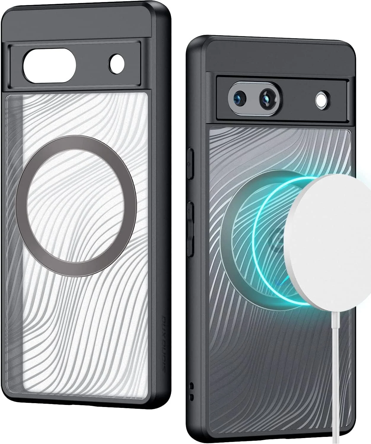 کاور محافظ سازگار با گوگل پیکسل 7A، کاور شارژ مگسیف برای پیکسل 7A، کاور محافظ باریک، مات، ضد اثر انگشت و ضد ضربه برای پیکسل 7A، مشکی کاور محافظ سازگار با گوگل پیکسل 7A، کاور شارژ مگسیف برای پیکسل 7A، کاور محافظ باریک، مات، ضد اثر انگشت و ضد ضربه برای پیکسل 7A، مشکی