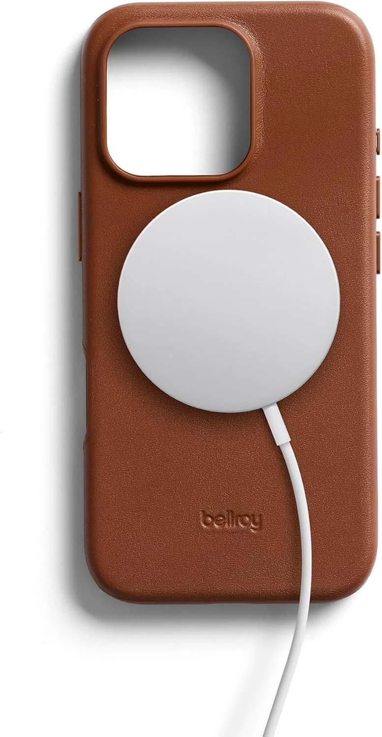 قاب چرمی بلروی برای آیفون 16 پرو مکس - رنگ سیِنا قاب چرمی بلروی برای آیفون 16 پرو مکس - رنگ سیِنا