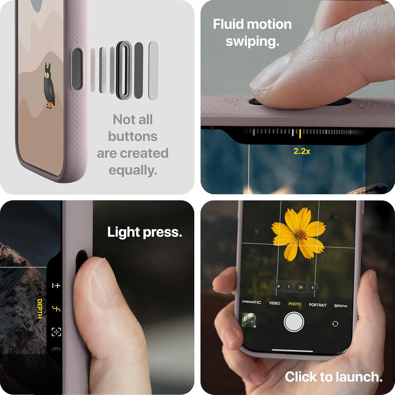 قاب محافظ مغناطیسی آیفون 16 پرو مکس TineeOwl، جنس TPU، دکمه کنترل دوربین، سازگار با MagSafe، مینیمالیست، باریک، خوش دست، سری Dune، یاسی قاب محافظ مغناطیسی آیفون 16 پرو مکس TineeOwl، جنس TPU، دکمه کنترل دوربین، سازگار با MagSafe، مینیمالیست، باریک، خوش دست، سری Dune، یاسی