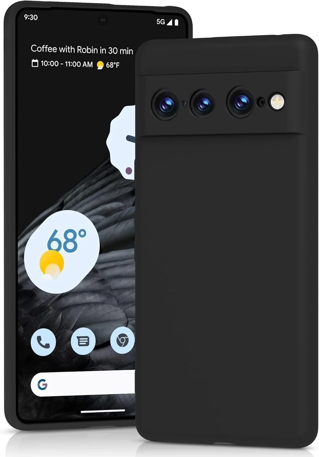 قاب پشتی برای گوگل پیکسل 7 پرو 5G | طراحی محافظ باریک | روکش فوق العاده مات | محافظت از دوربین | قاب پشتی سیلیکونی نرم برای گوگل پیکسل 7 پرو 5G (مشکی مات) قاب پشتی برای گوگل پیکسل 7 پرو 5G | طراحی محافظ باریک | روکش فوق العاده مات | محافظت از دوربین | قاب پشتی سیلیکونی نرم برای گوگل پیکسل 7 پرو 5G (مشکی مات)