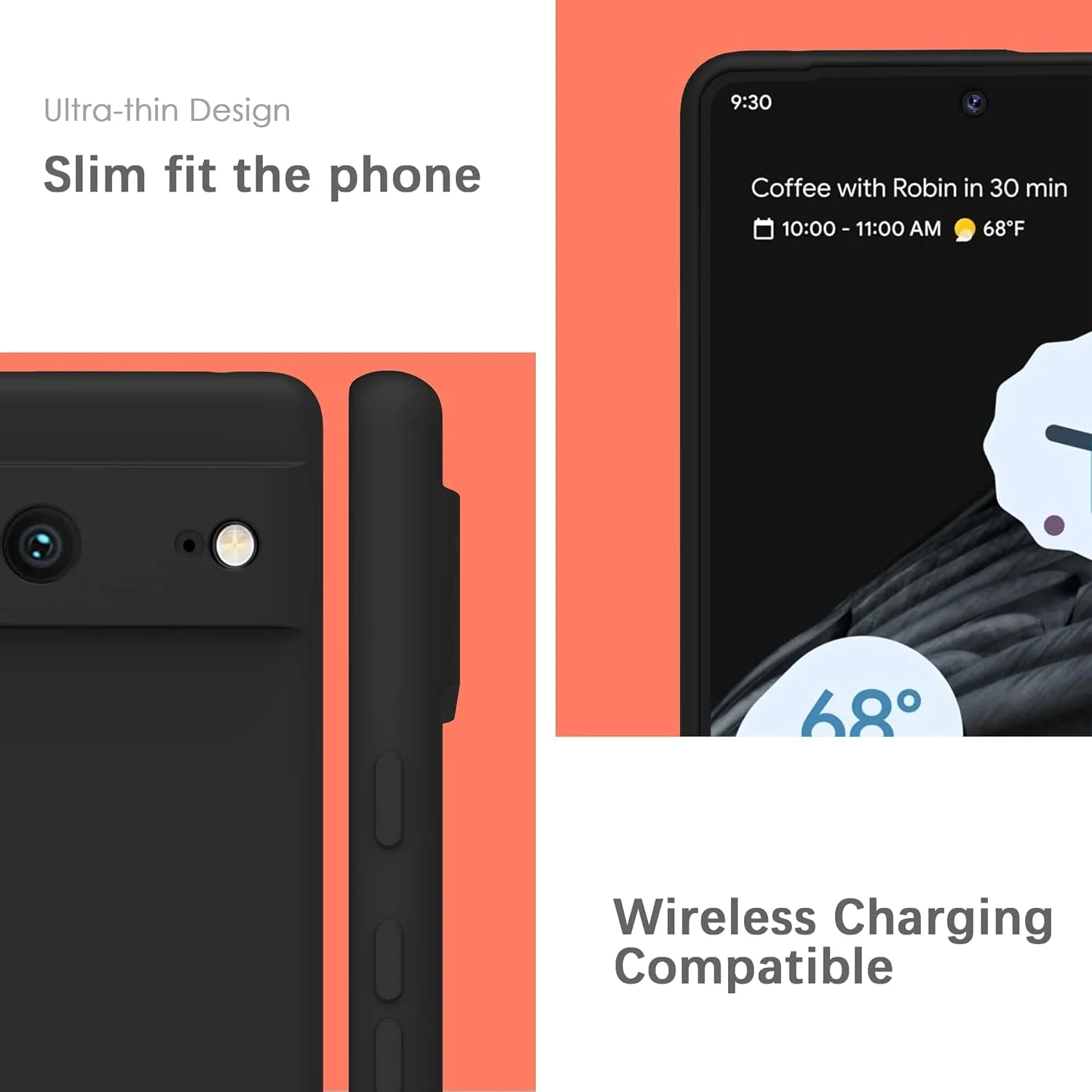 قاب پشتی برای گوگل پیکسل 7 پرو 5G | طراحی محافظ باریک | روکش فوق العاده مات | محافظت از دوربین | قاب پشتی سیلیکونی نرم برای گوگل پیکسل 7 پرو 5G (مشکی مات) قاب پشتی برای گوگل پیکسل 7 پرو 5G | طراحی محافظ باریک | روکش فوق العاده مات | محافظت از دوربین | قاب پشتی سیلیکونی نرم برای گوگل پیکسل 7 پرو 5G (مشکی مات)