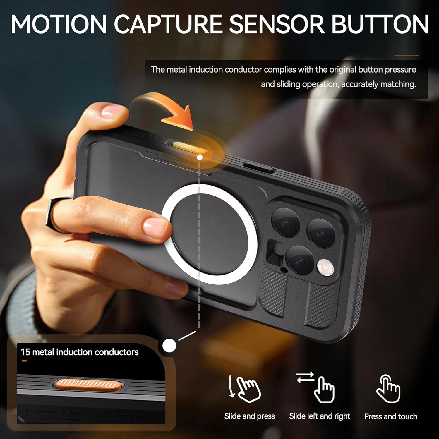 محافظ ضد آب آیفون 16 پرو، محافظ کامل بدنه با محافظ صفحه نمایش داخلی، پوشش محافظتی سنگین برای آیفون 16 پرو 6.3 اینچ - مشکی محافظ ضد آب آیفون 16 پرو، محافظ کامل بدنه با محافظ صفحه نمایش داخلی، پوشش محافظتی سنگین برای آیفون 16 پرو 6.3 اینچ - مشکی