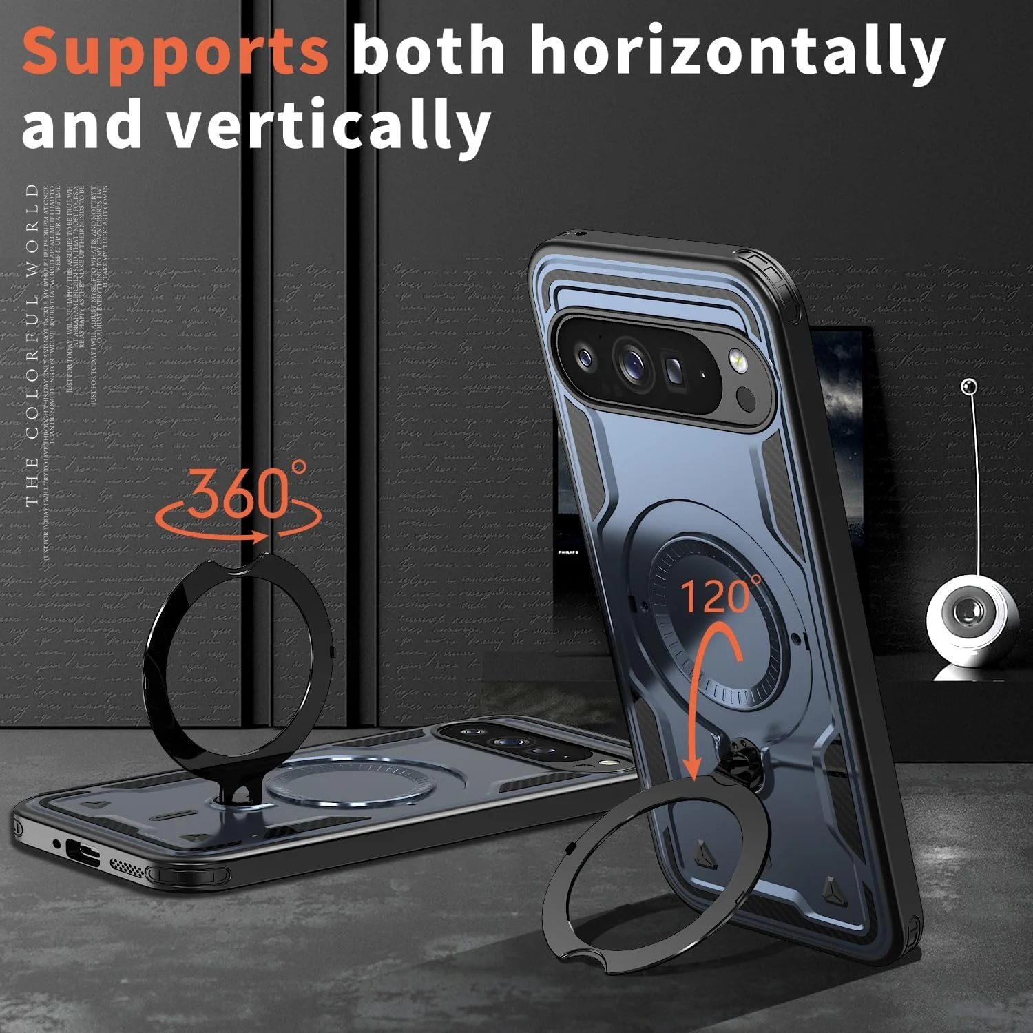 قاب محافظ پان ایکس کیس برای گوگل پیکسل 10/10 پرو - کاور ارتشی ضد ضربه با حلقه فلزی 360 درجه و پایه، سازگار با Pixelsnap و Magsafe (آبی) قاب محافظ پان ایکس کیس برای گوگل پیکسل 10/10 پرو - کاور ارتشی ضد ضربه با حلقه فلزی 360 درجه و پایه، سازگار با Pixelsnap و Magsafe (آبی)