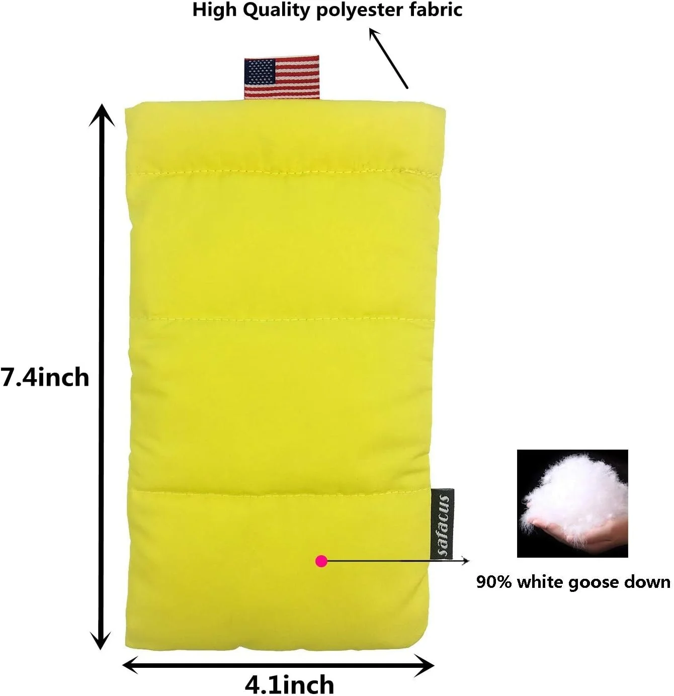 کیف حرارتی تلفن همراه برای جلوگیری از گرم شدن بیش از حد در آفتاب، کیف تلفن همراه برای کمپینگ برای جلوگیری از یخ زدگی، افزایش عمر باتری، کیف های گرم کننده تلفن همراه مناسب آیفون و سامسونگ گلکسی - زرد کیف حرارتی تلفن همراه برای جلوگیری از گرم شدن بیش از حد در آفتاب، کیف تلفن همراه برای کمپینگ برای جلوگیری از یخ زدگی، افزایش عمر باتری، کیف های گرم کننده تلفن همراه مناسب آیفون و سامسونگ گلکسی - زرد